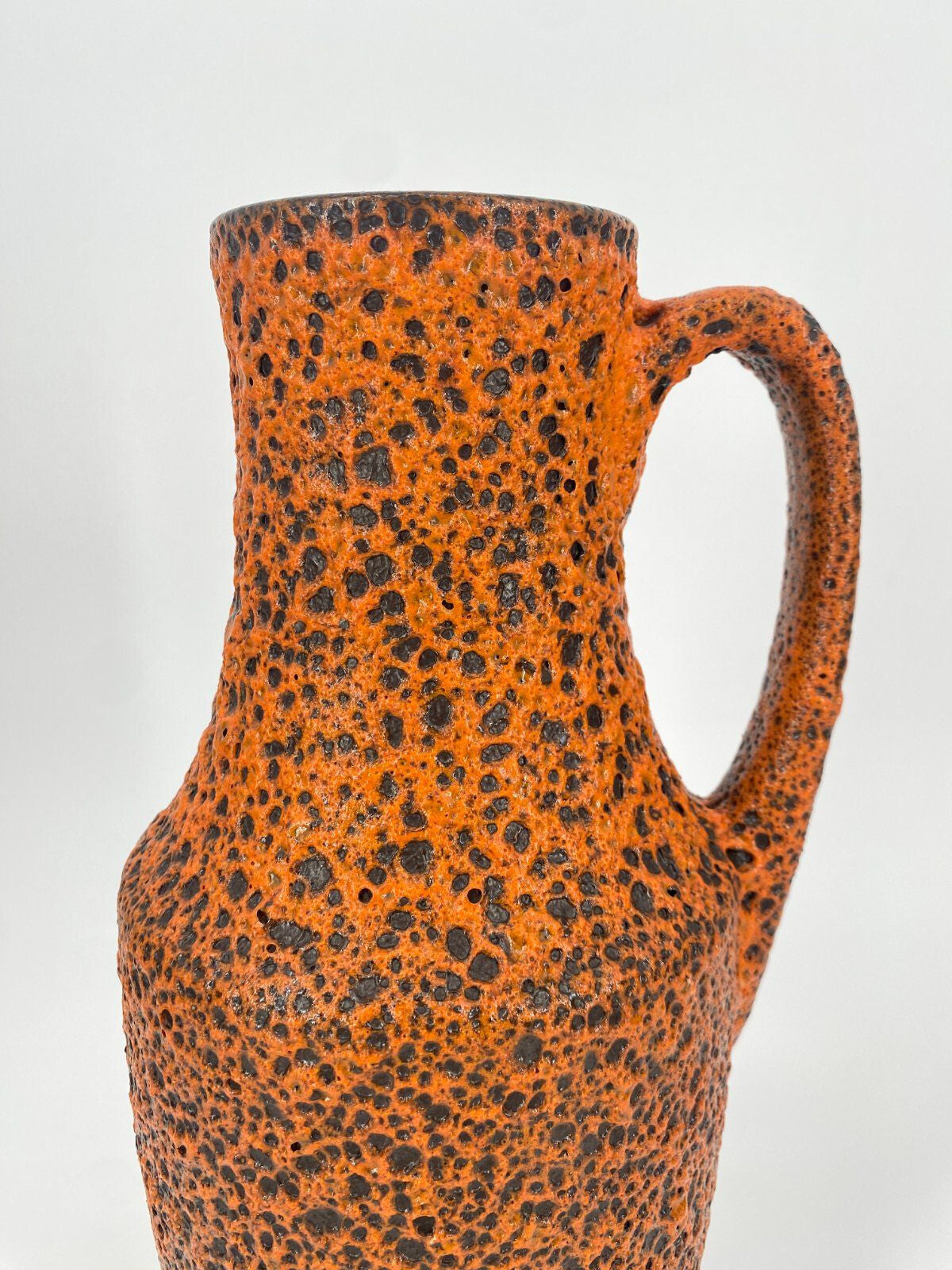 * SCHEURICH STUDIOKERAMIK FAT LAVA VASE 407-35 W.-GERMANY 70ER
