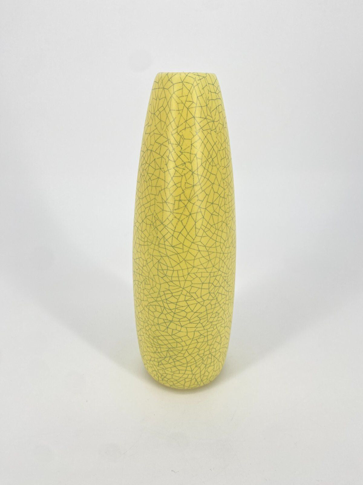 * VASE KERAMIK GELB VINTAGE MID CENTURY VINTAGE 60ER 70ER