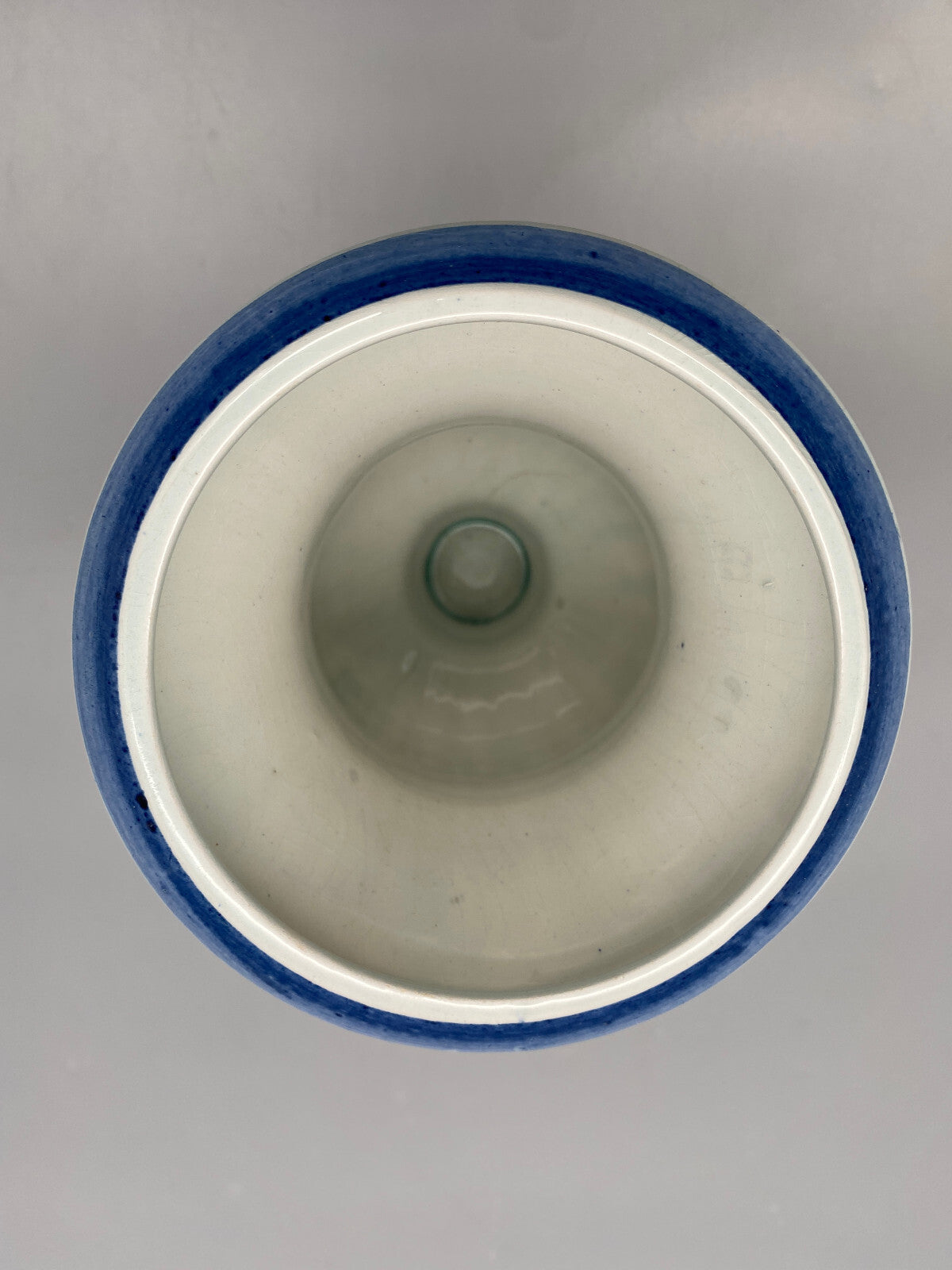 ALTE DELFTER PORZELLAN VASE BLUMENVASE HOLLAND HANDBEMALT 1950ER JAHRE