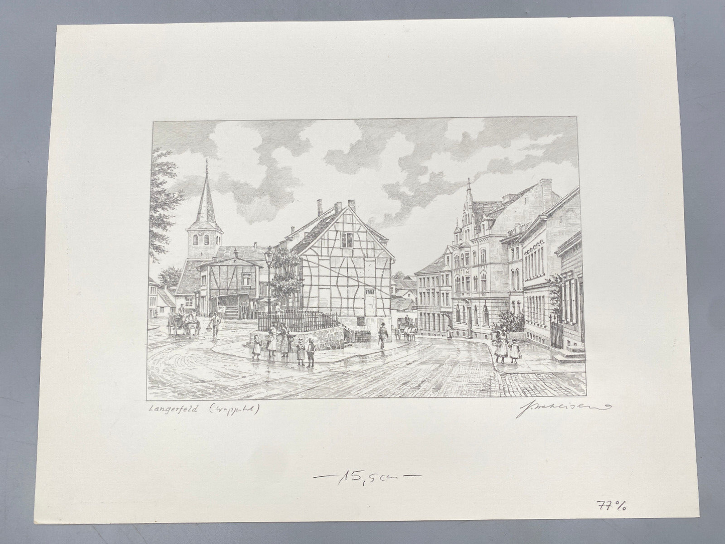 *HEINZ WEHLISCH BERLINER KÜNSTLER 7X ZEICHNUNGEN WUPPERTAL ORIGINAL HANDSIGNIERT