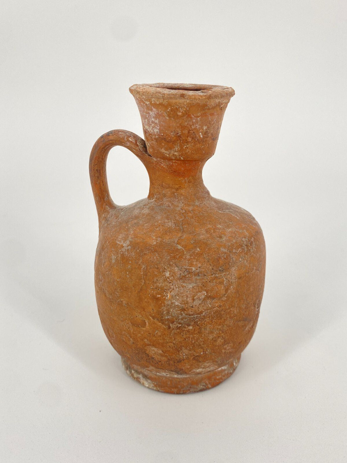 * KANNE ÖL ANTIKE RÖMER GRIECHEN KERAMIK VASE KRUG ROT KÄNNCHEN