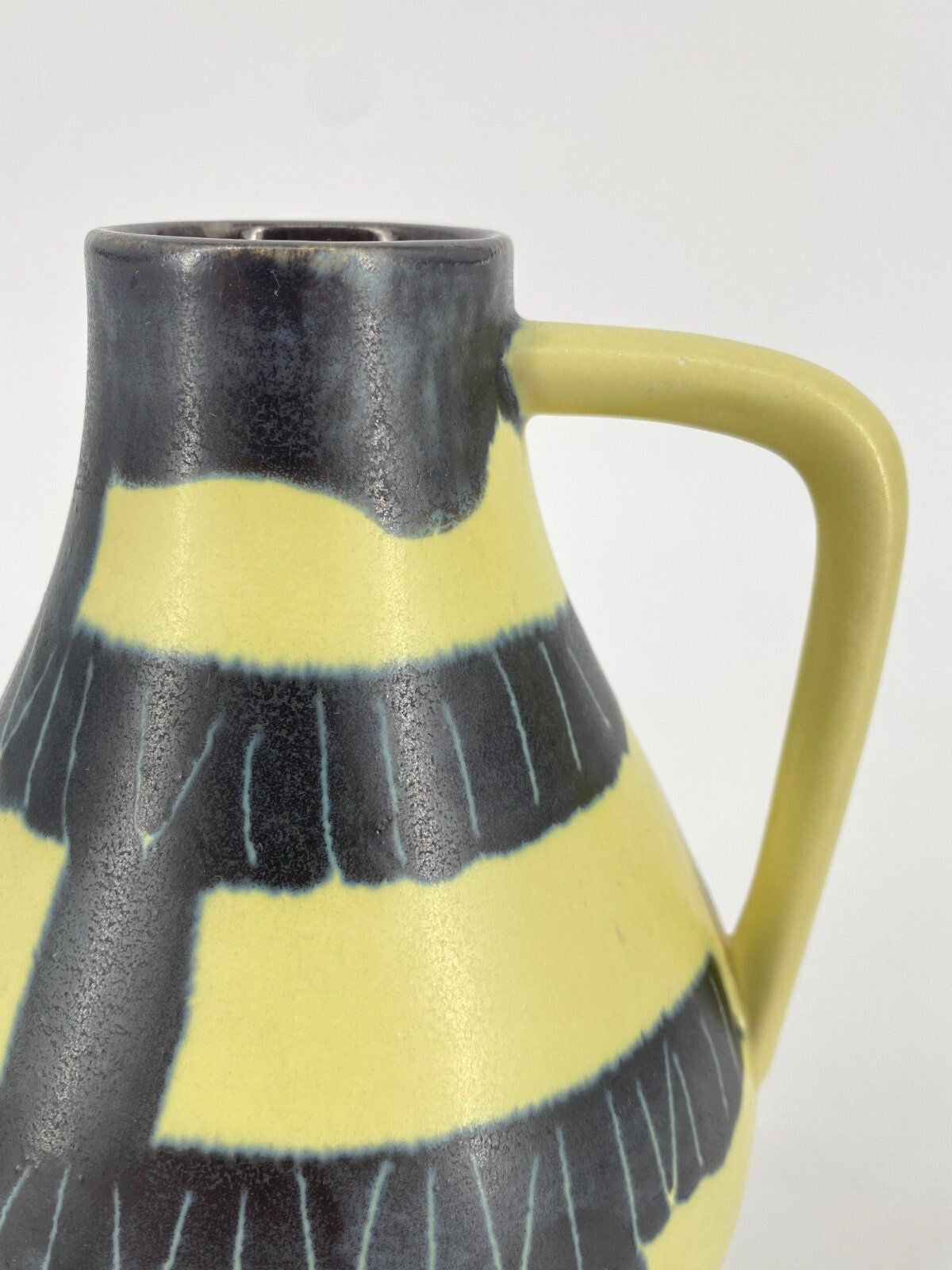 * VASE KERAMIK VEB GEORGENTHAL STUDIOKERAMIK MID CENTURY VINTAGE