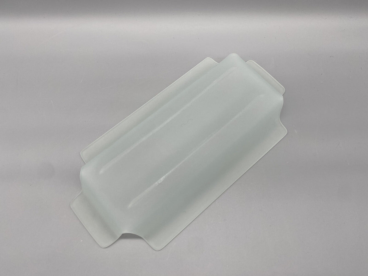 PRODUZIONE PRIVATA MICHELE DE LUCCHI TABLETT GLAS DESIGN PAAR TRAY DESIGN ITALY