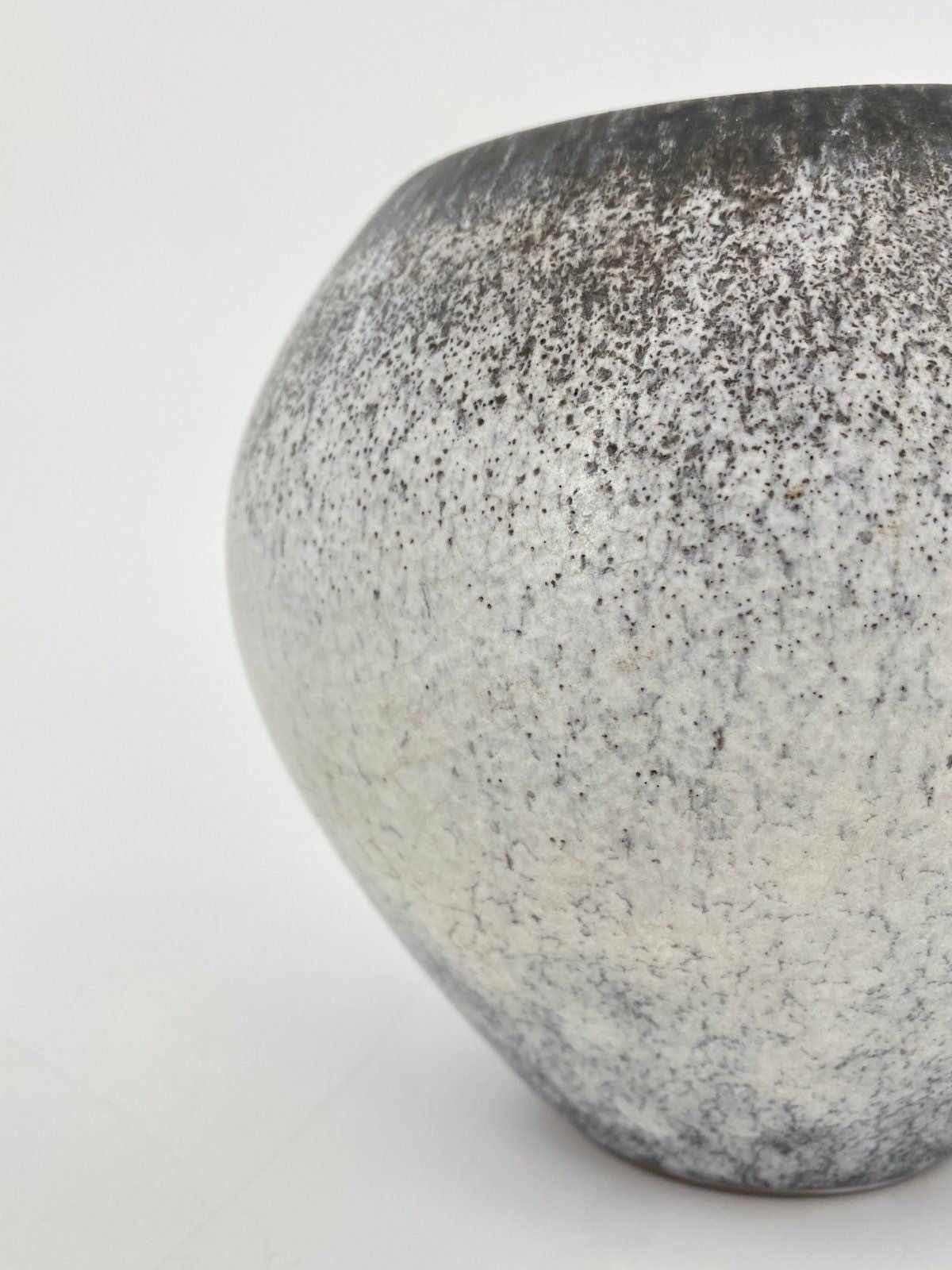 * STUDIOKERAMIK VASE VINTAGE 60ER GRAU BRAUN GEMARKT G 85