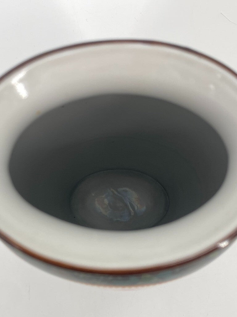 * EICHWALD PORZELLAN VASE BÖHMEN JUGENDSTIL 1900 ROSEN DEKOR VINTAGE