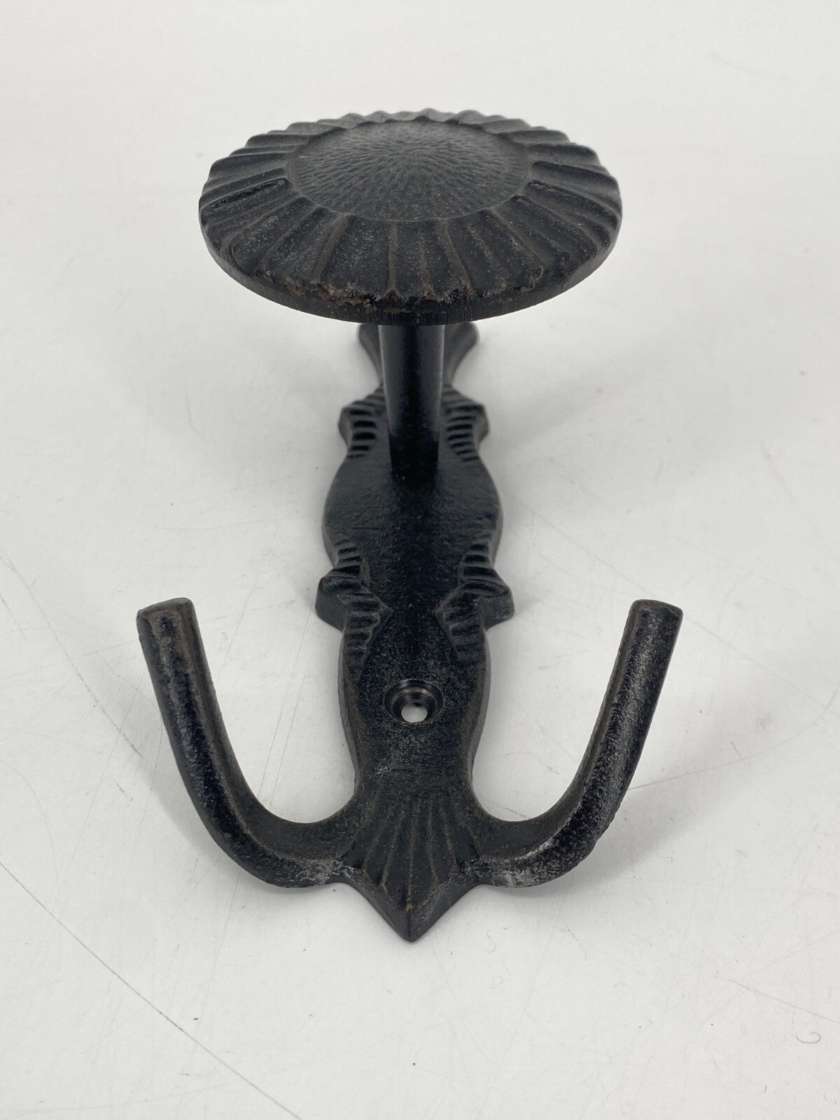 * 5 x GARDEROBENHAKEN KLEIDERHAKEN GUSSEISEN ANTIK STIL WANDHAKEN VINTAGE