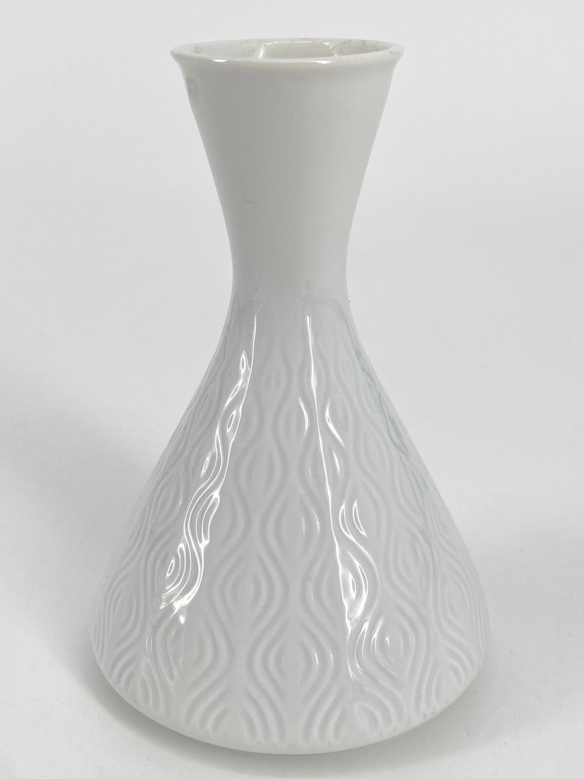 * VASE FÜRSTENBERG PORZELLAN 60ER DEKOR DESIGN BLUMENVASE MID CENTURY