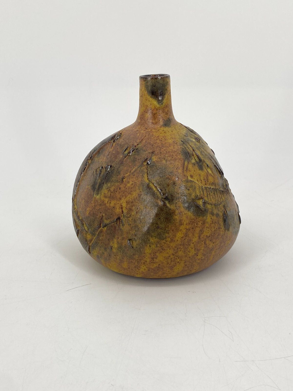 * STUDIOKERAMIK VASE LUISE DUNCKER KÜNSTLERIN 1970 WEST GERMANY