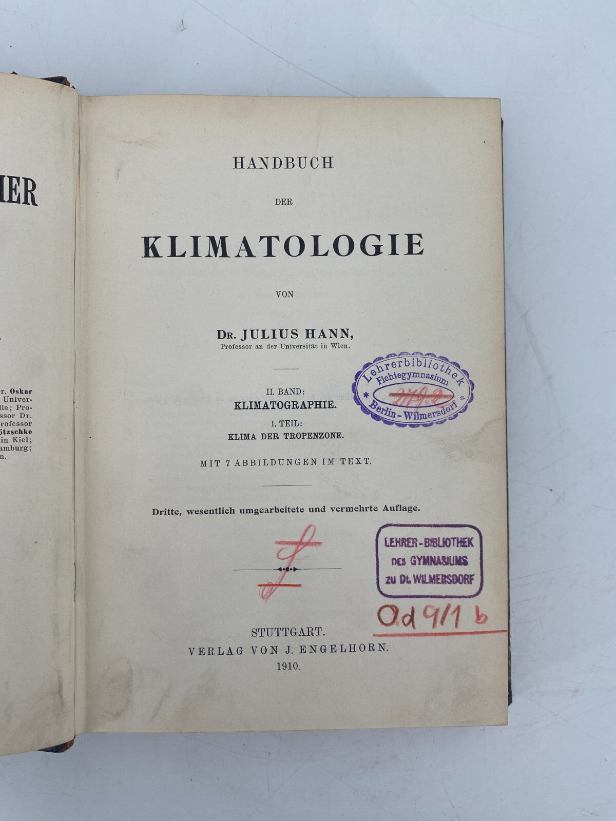 * 2# HANDBUCH DER KLIMATOLOGIE I JULIUS HANN ALLGEMEINE KLIMALEHRE ANTIK