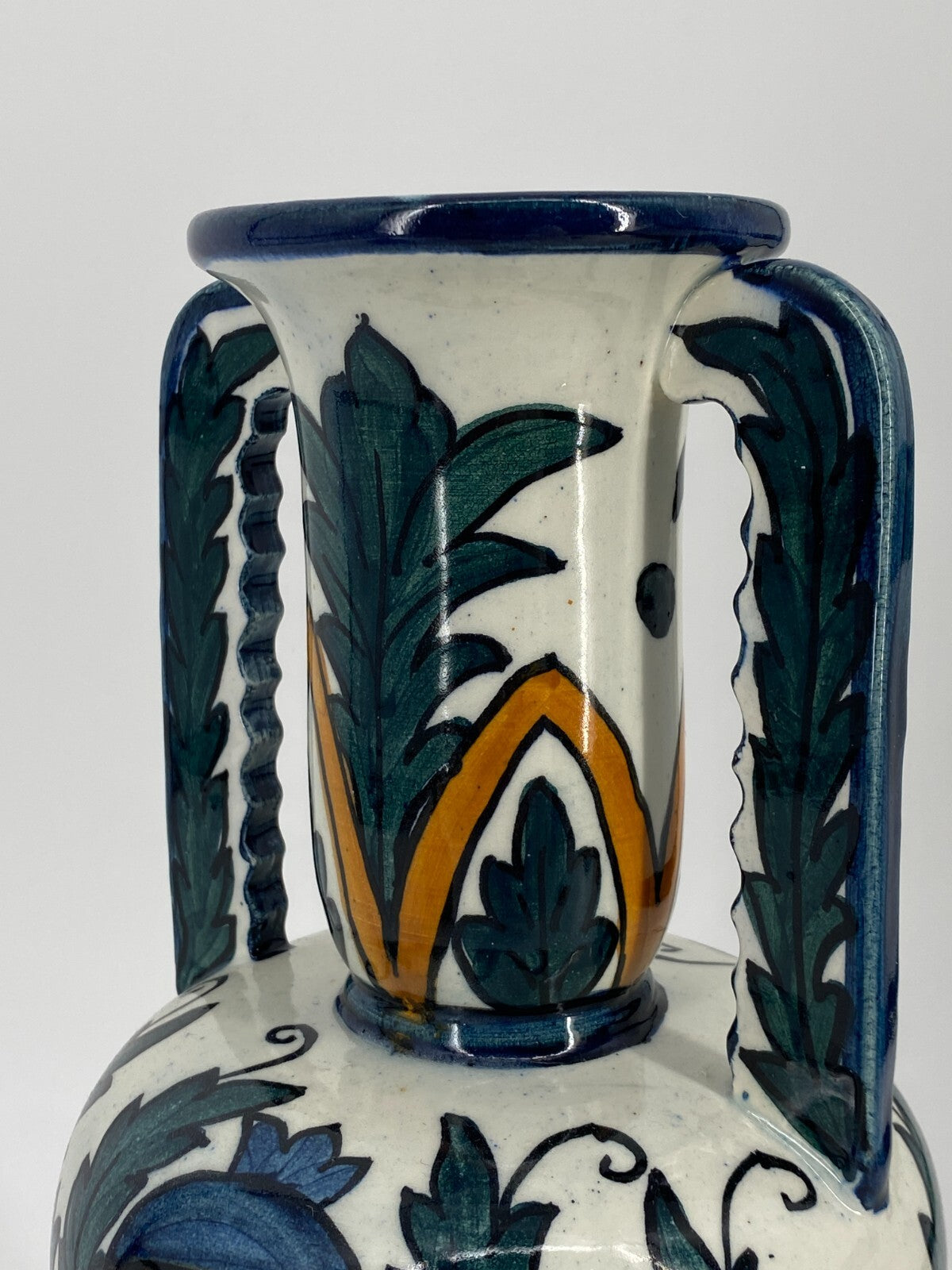 * VASE KRUG KERAMIK PASTA REGALIS HANDPAINTED IN SPAIN SPANIEN VINTAGE