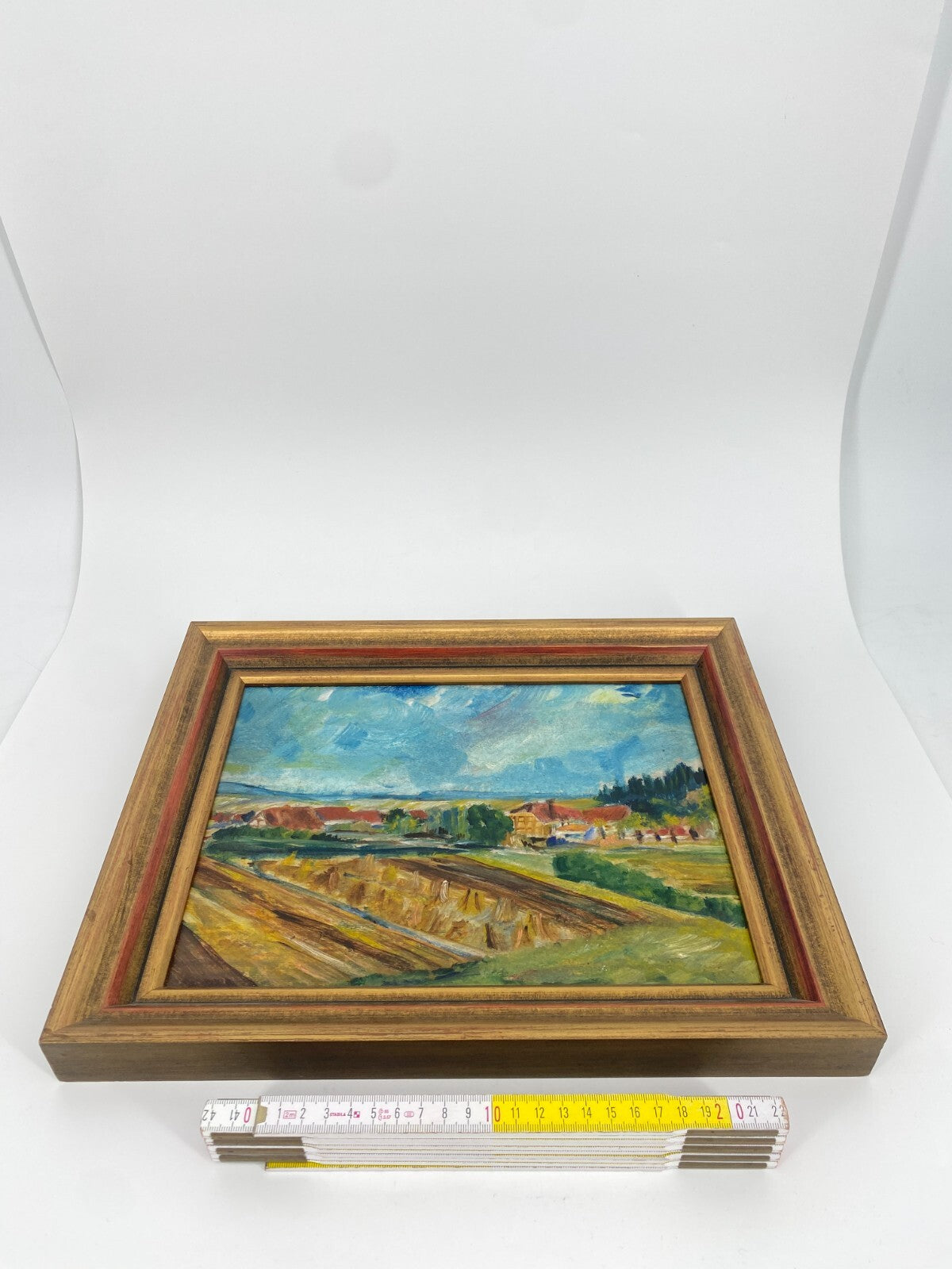 * ÖLGEMÄLDE GEMÄLDE LANDSCHAFT  NIEDERSACHEN WALTER BRÜGGMANN IMPRESSIONISMUS