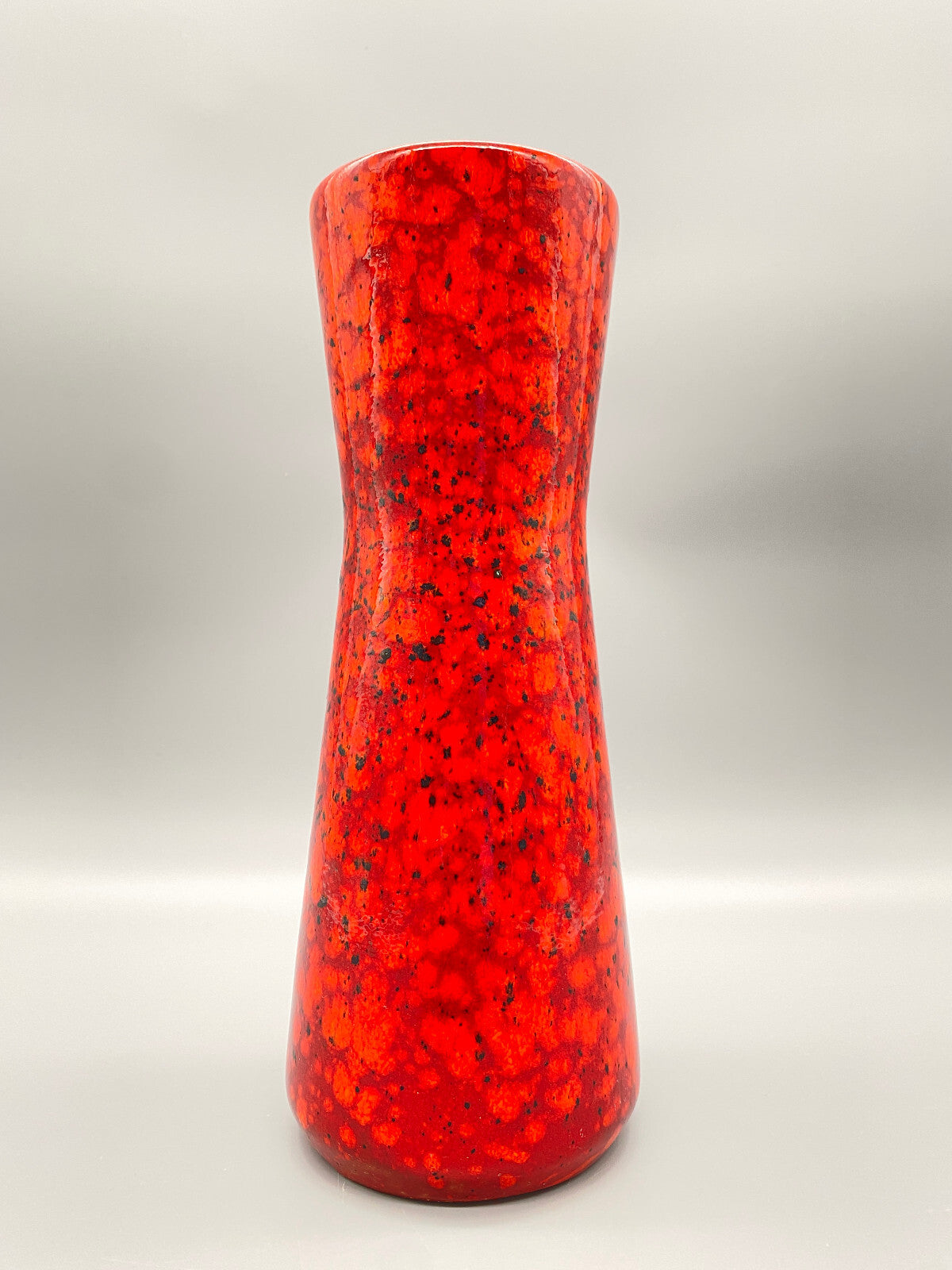 FAT LAVA SCHEURICH 206 27 VASE BLUMENVASE KERAMIK 1970ER JAHRE WEST GERMANY