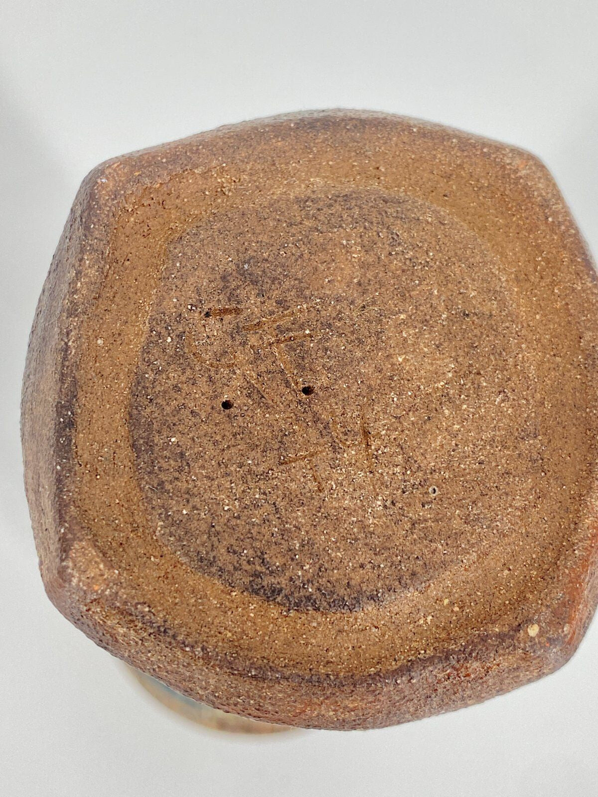 * VASE STUDIOKERAMIK KERAMIK SCHORNSTEIN SIGNIERT PF 74 70ER VNTG