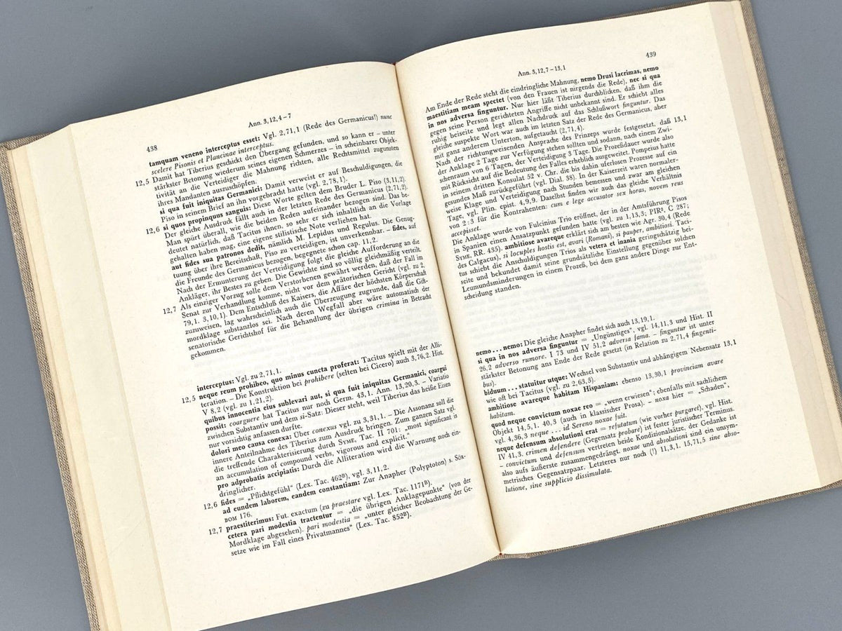 *BUCH TACITUS ANNALEN ERICH KOESTERMANN CARL WINTER HEIDELBERG 63