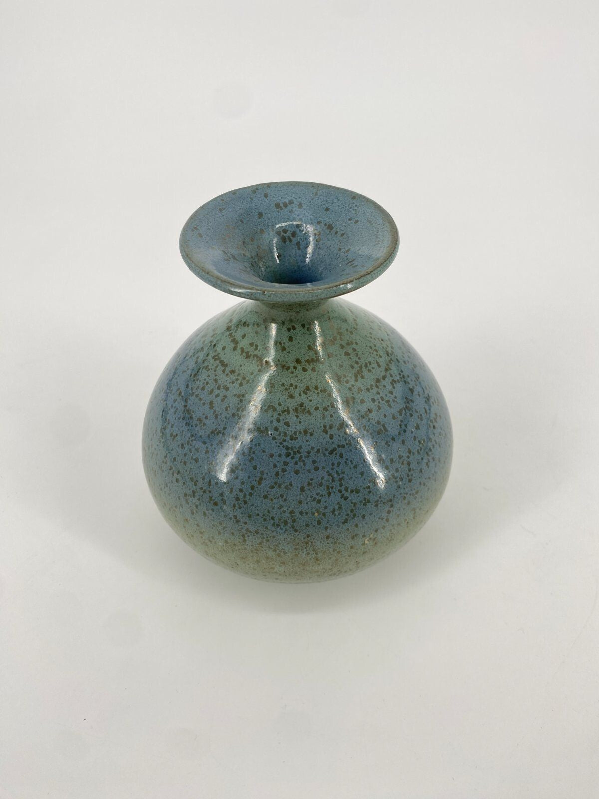 * VASE KERAMIK STUDIOKERAMIK TÜRKIS VINTAGE MID CENTURY