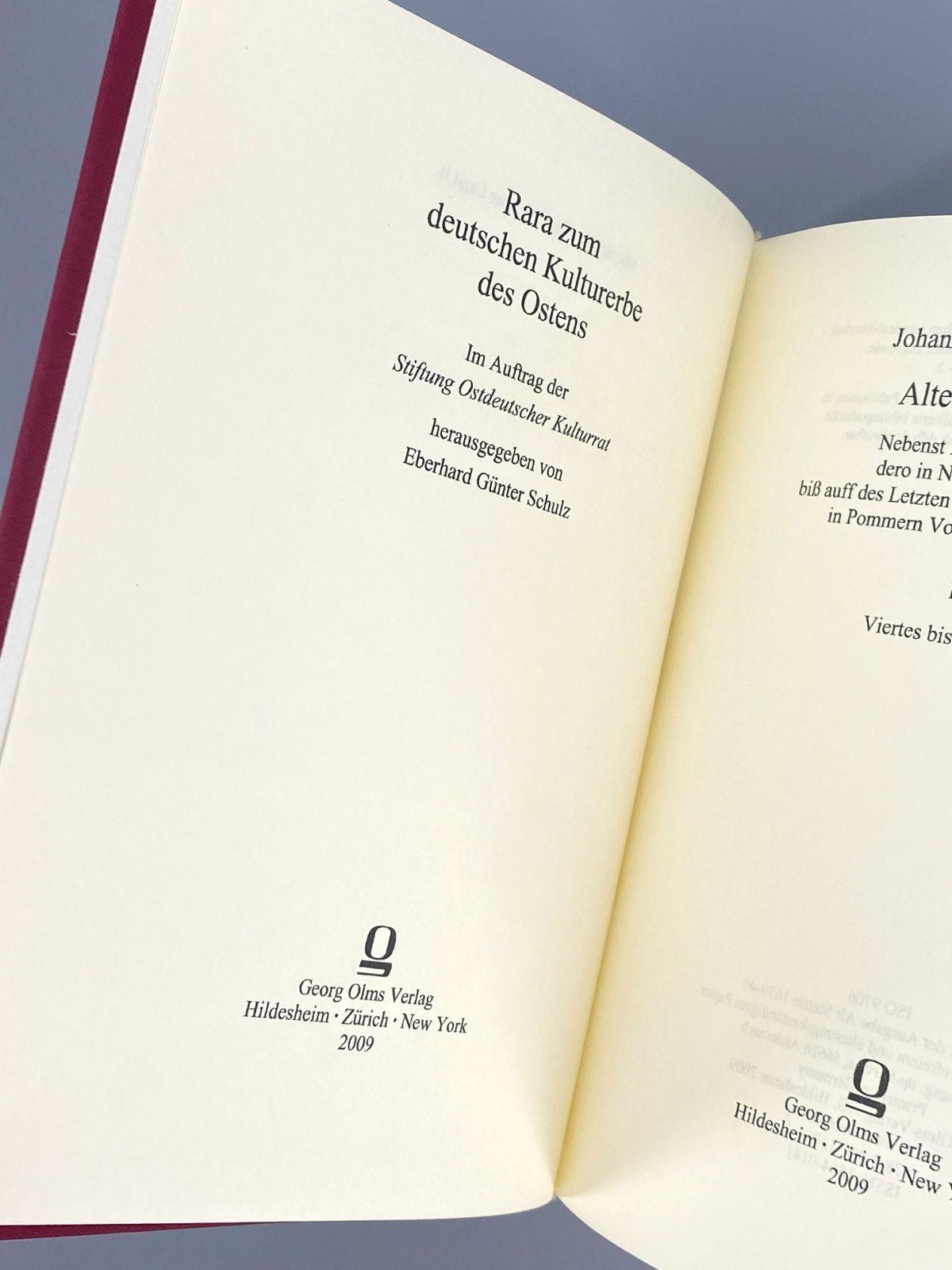 *BUCH MICRAELIUS ALTES POMMER LAND ROSWITHA WISNIEWSKI GEORG OLMS