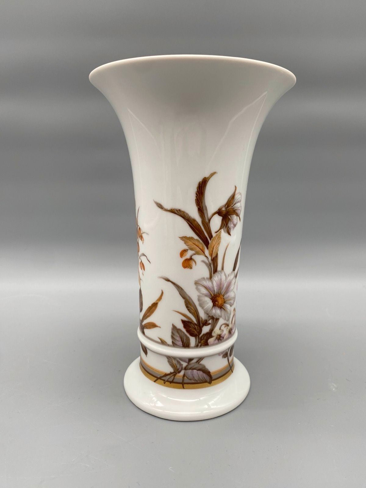 * SET AK KASIER PORZELLAN VASE BLUMEN VINTAGE 50/60er RUND