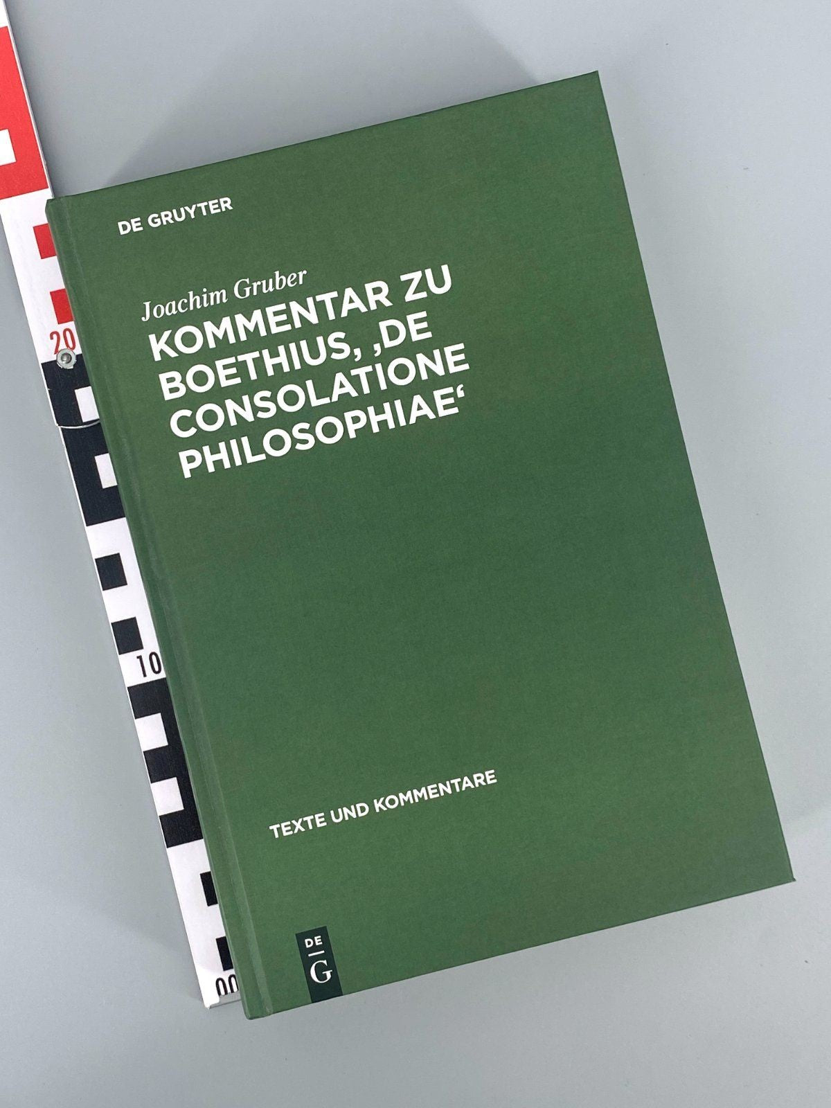 *BUCH JOACHIM GRUBER KOMMENTAR ZU BOETHIUS DE GRUYTER