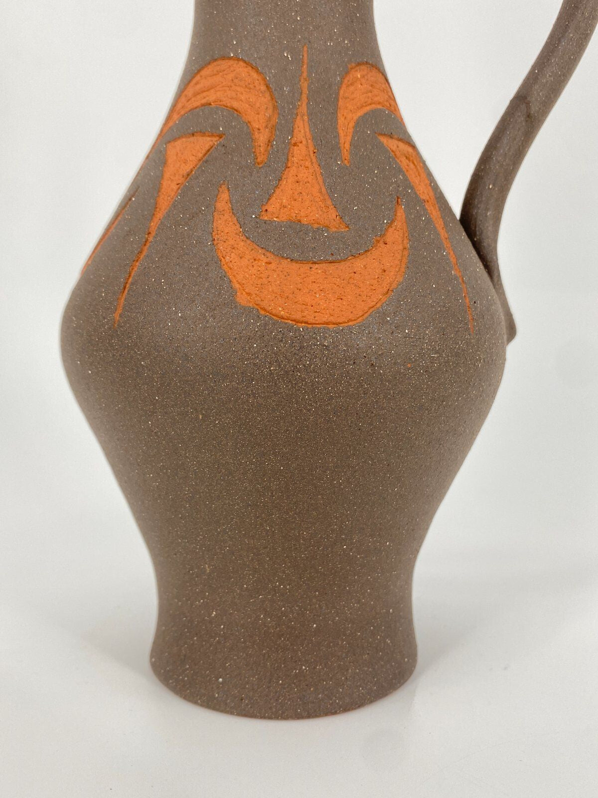 *UDO MERTZDORF STUDIOKERAMIK KRUG VASE MATT BRAUN TERRACOTTA 26CM