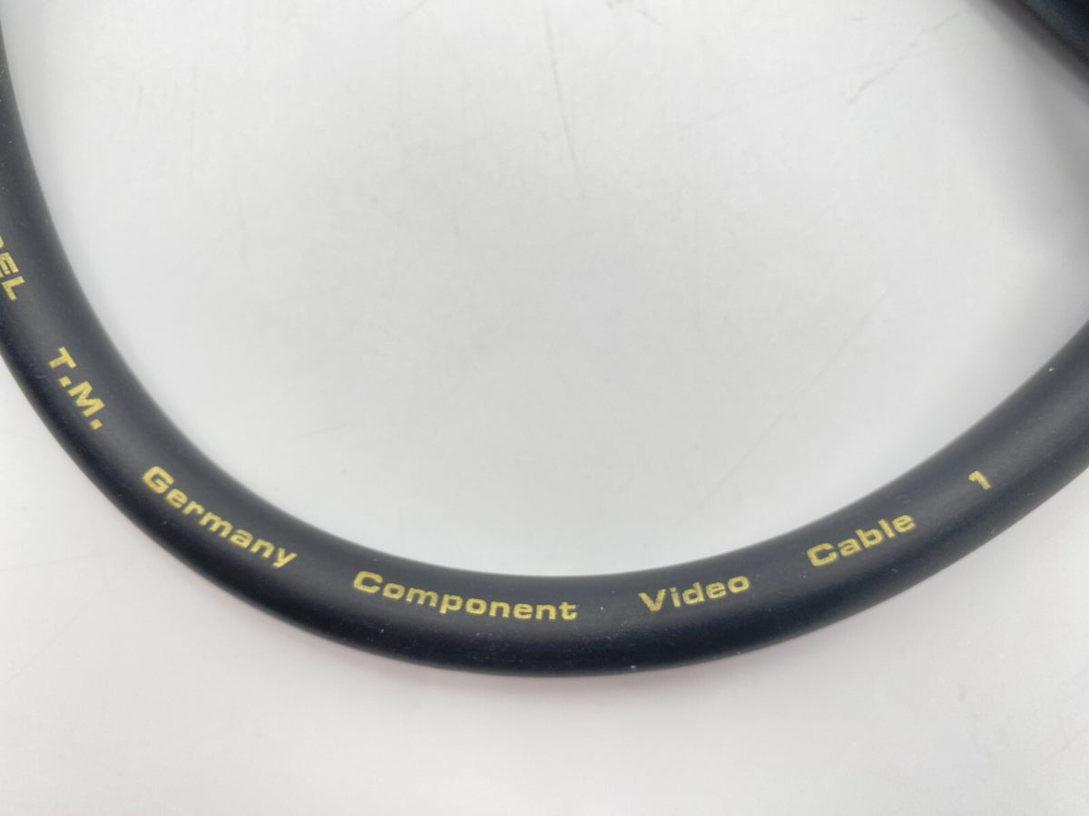 OEHLBACH GERMANY COMPONENT VIDEO CABLE 6M RGB KABEL VERGOLDET