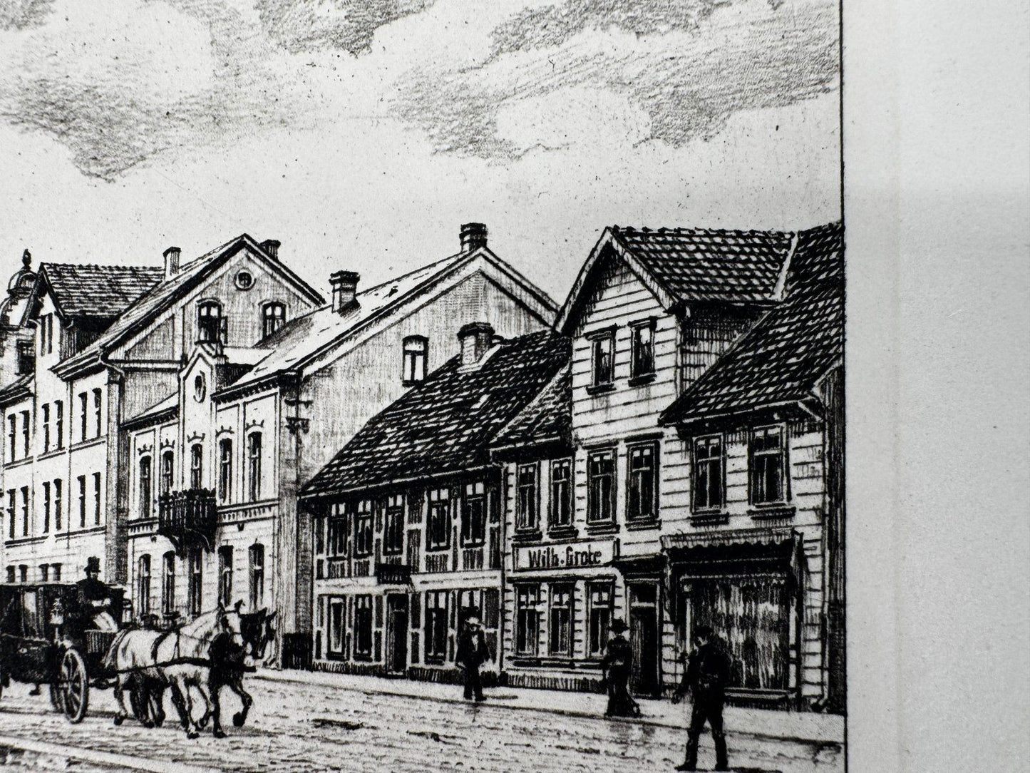* HEINZ WEHLISCH ORIGINAL RADIERUNG UELZEN VEERßERSTRAßE KREUZSP