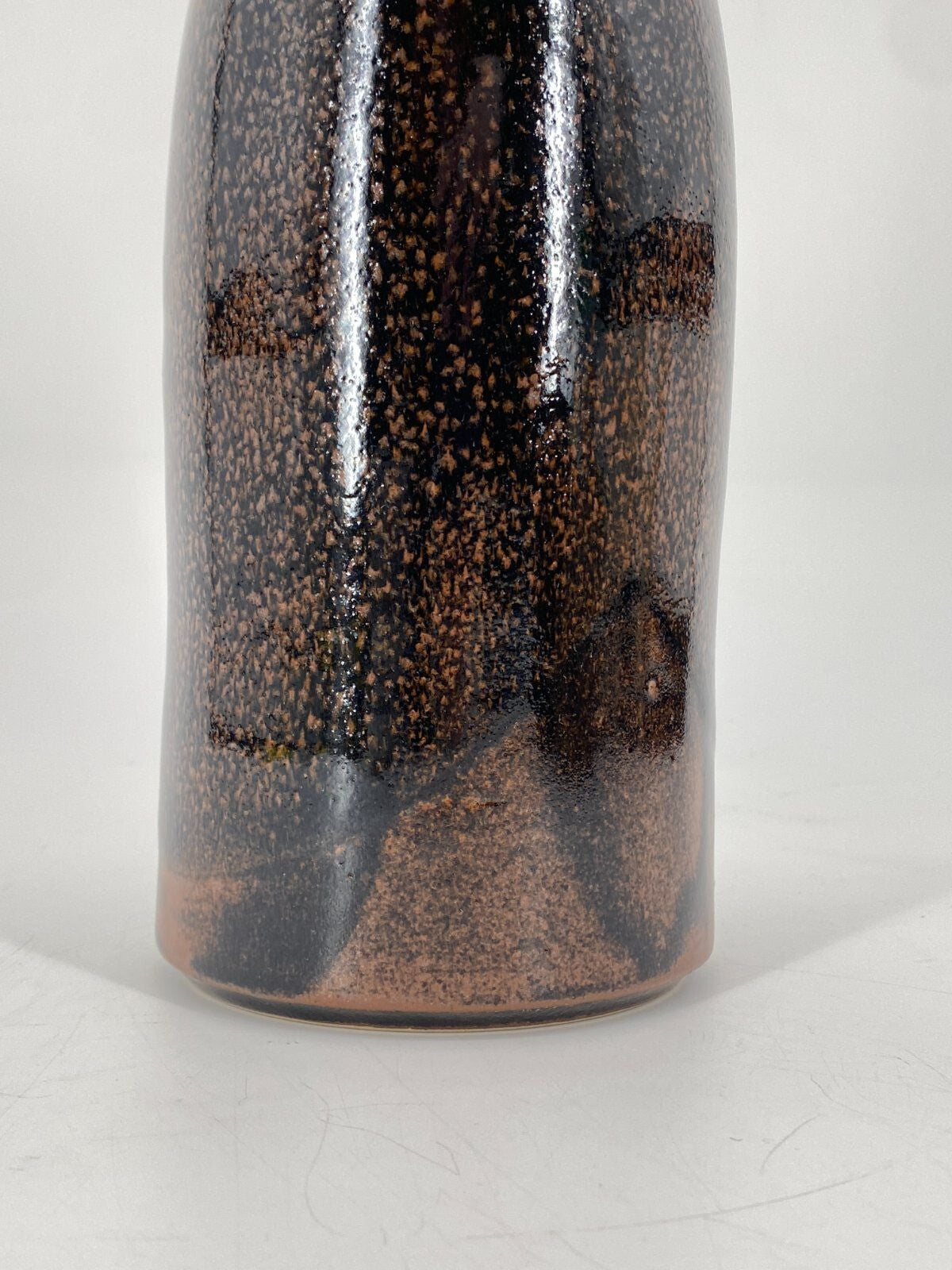* STUDIOKERAMIK VASE ZYLINDER HORST KERSTAN GROSE KERAMIK KUNST