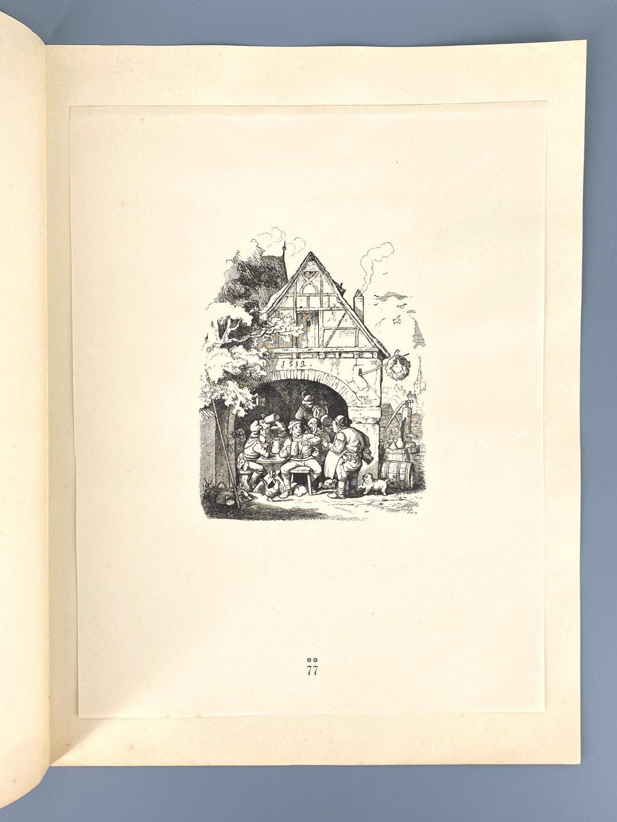 *MAPPE LUDWIG RICHTER 100 ZEICHNUNGEN MÜNCHEN 1917 SCHMIDT 61/150