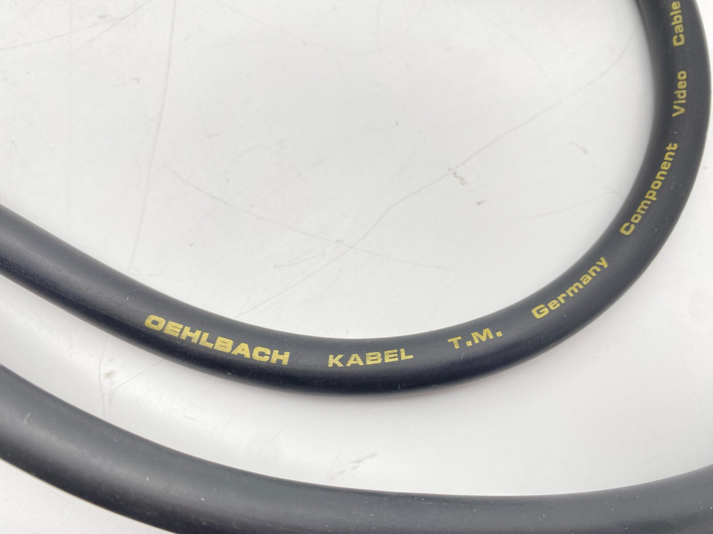 OEHLBACH GERMANY COMPONENT VIDEO CABLE 6M RGB KABEL VERGOLDET