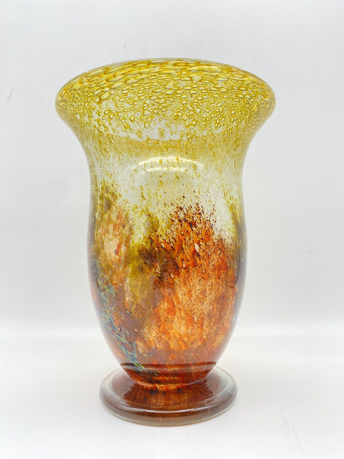 KARL WIEDMANN WMF IKORA GLAS SCHALE VASE ART DECO 30ER VINTAGE