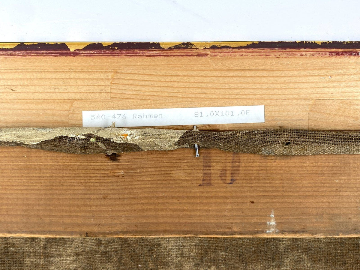 *ÖLGEMÄLDE ALEXANDER LIPTAI HIRTE MIT SCHAFEN GEGENLICHT LEINWAND