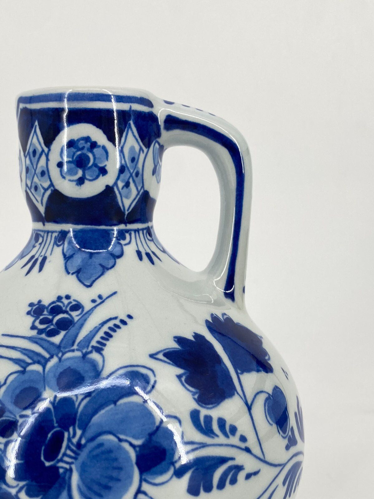 * VASE HENKEL KRUG DELFTER BLAU DELFT DE PORCELEYNE FLES VINTAGE