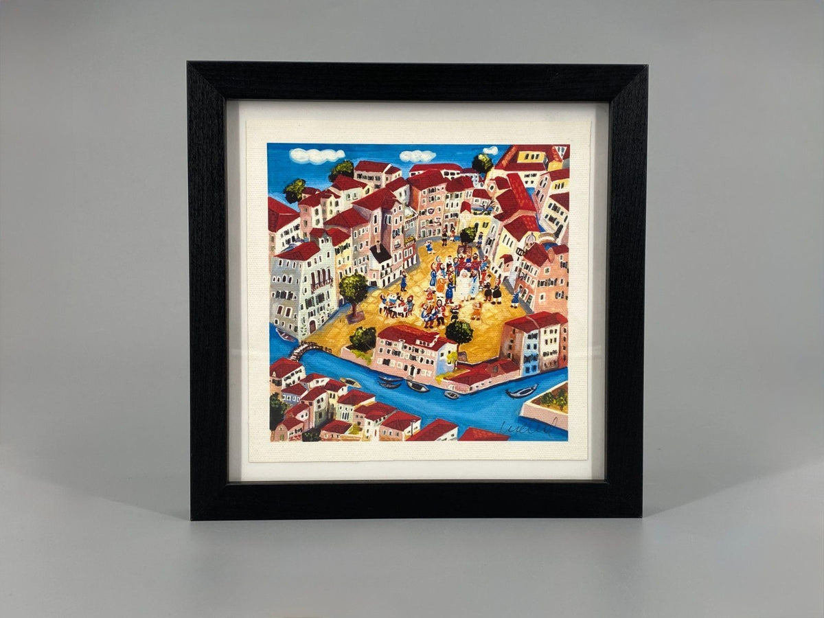 *3x KUNSTDRUCK MICHAL MERON VENEZIA JEWISH FESTIVALS SIGNIERT GERMANY