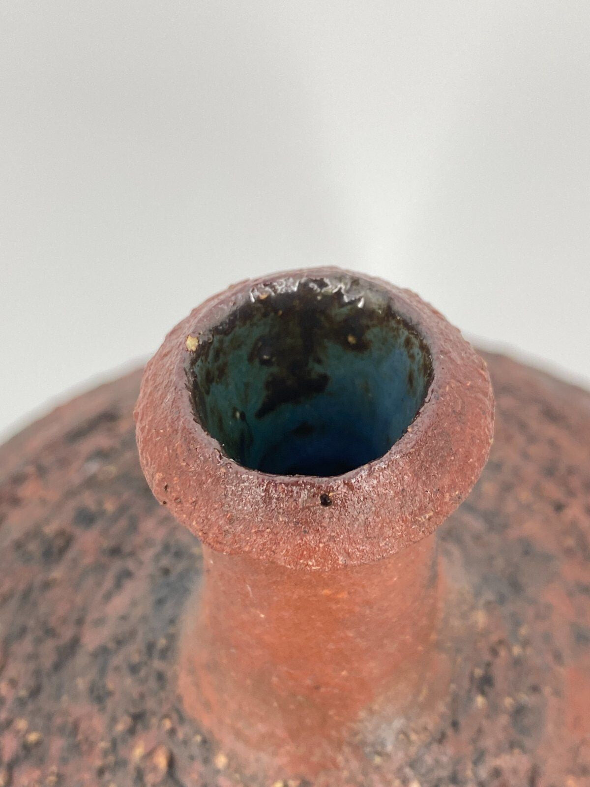 * VASE STUDIOKERAMIK KUGELVASE KUGEL GERHARD LIEBENTHRON KUNST GL