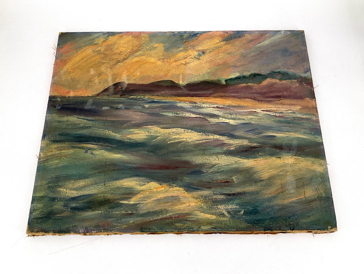 *ÖLGEMÄLDE MEERESLANDSCHAFT MEER SEE SEEKÜSTE MARITIM LEINWAND KEILRAHMEN UNIKAT