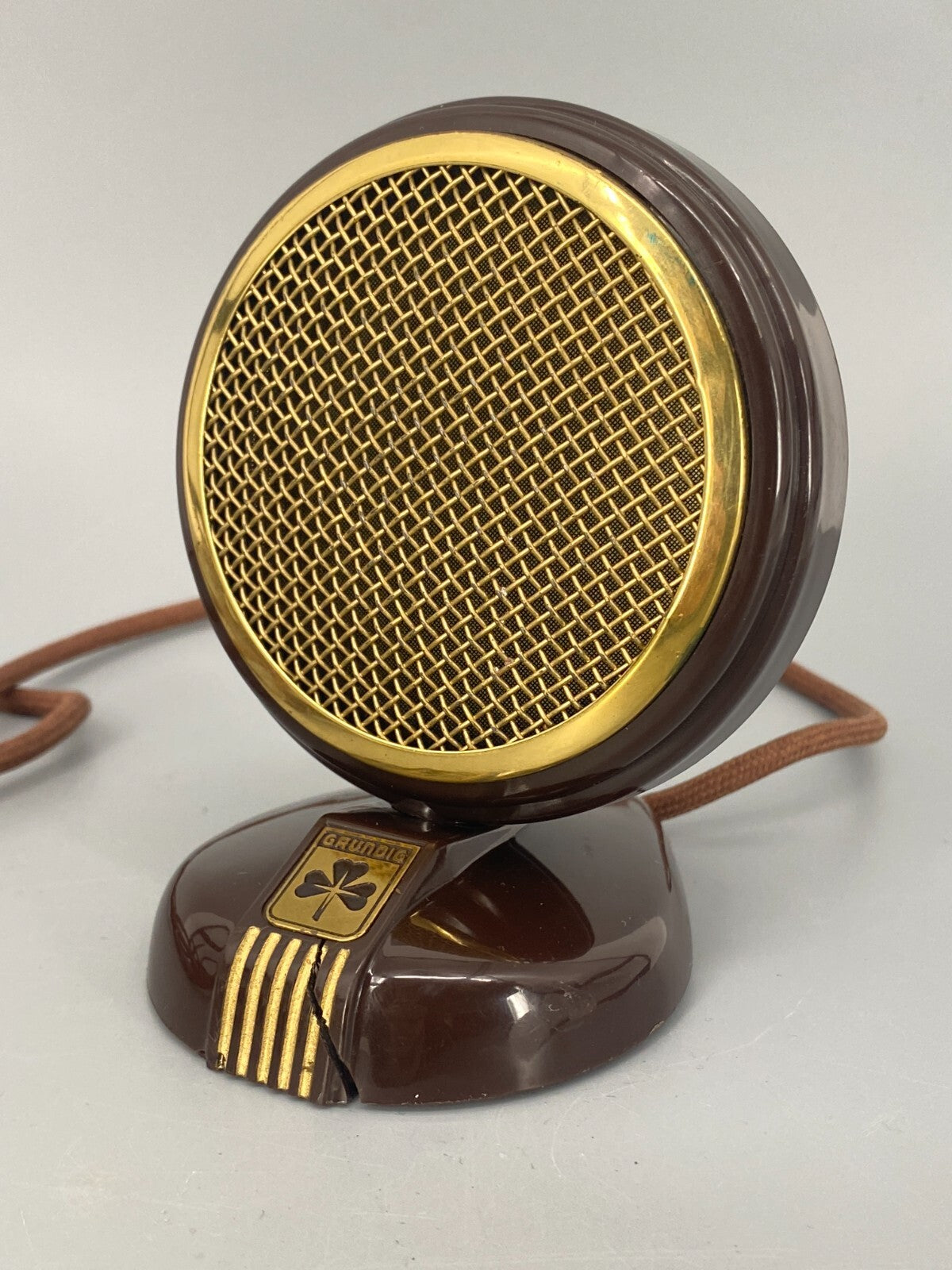 * KONDENSATOR MIKROFON GRUNDIG BAKELIT 50ER GKM17 15063473