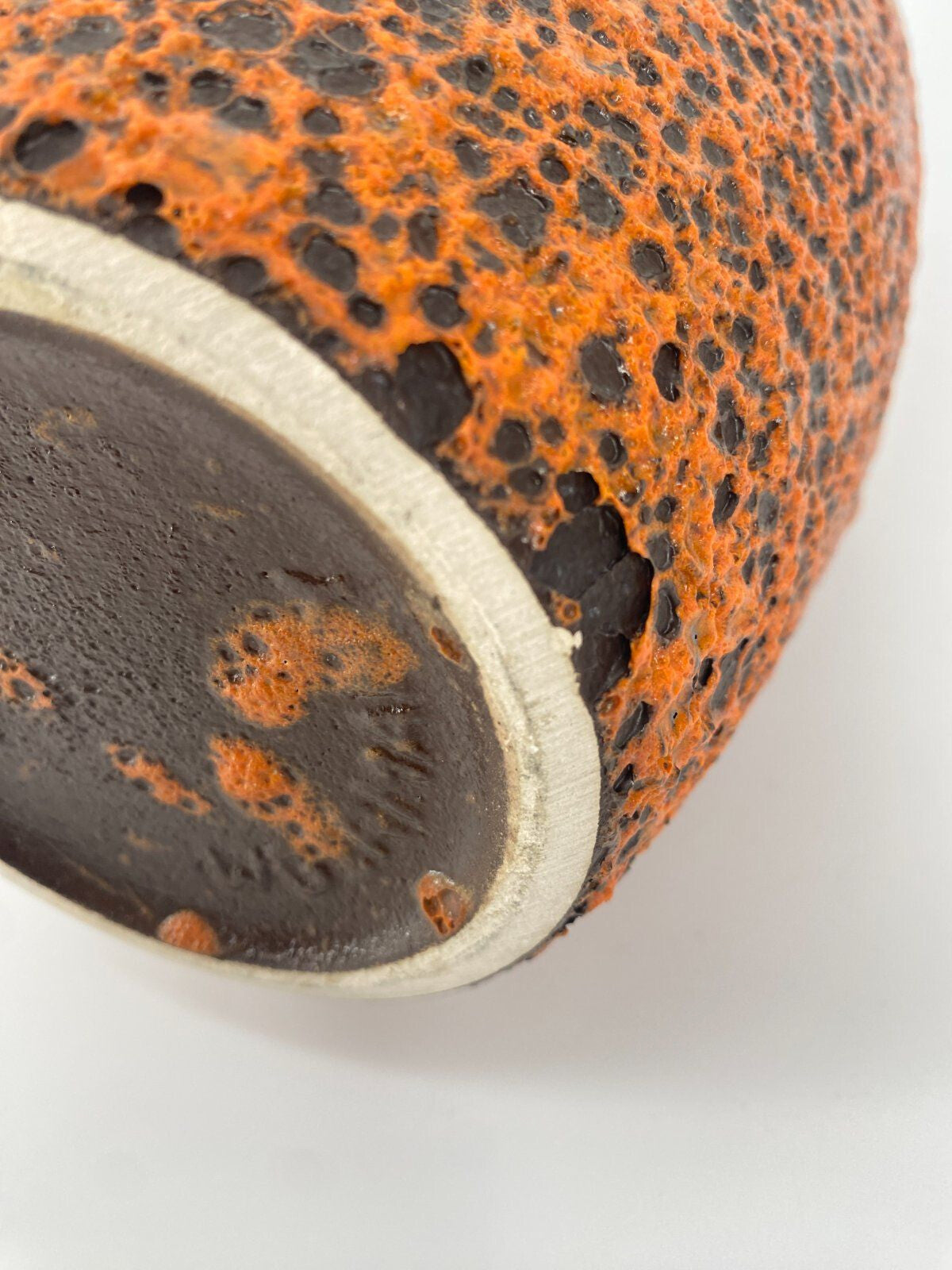 * SCHEURICH STUDIOKERAMIK FAT LAVA VASE 407-35 W.-GERMANY 70ER
