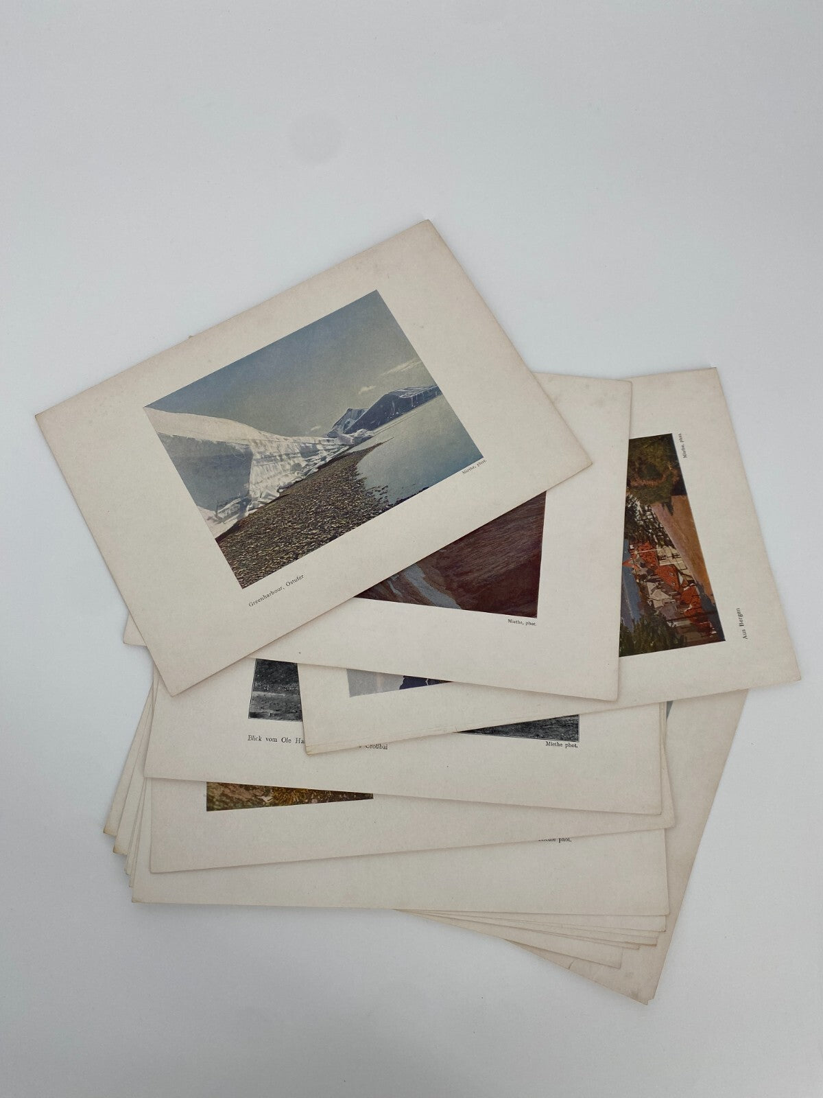 *MIT DEM ZEPPELIN NACH SPITZBERGEN ALTES BUCH 1911 INKLUSIVE FARBFOTOS UND KARTE