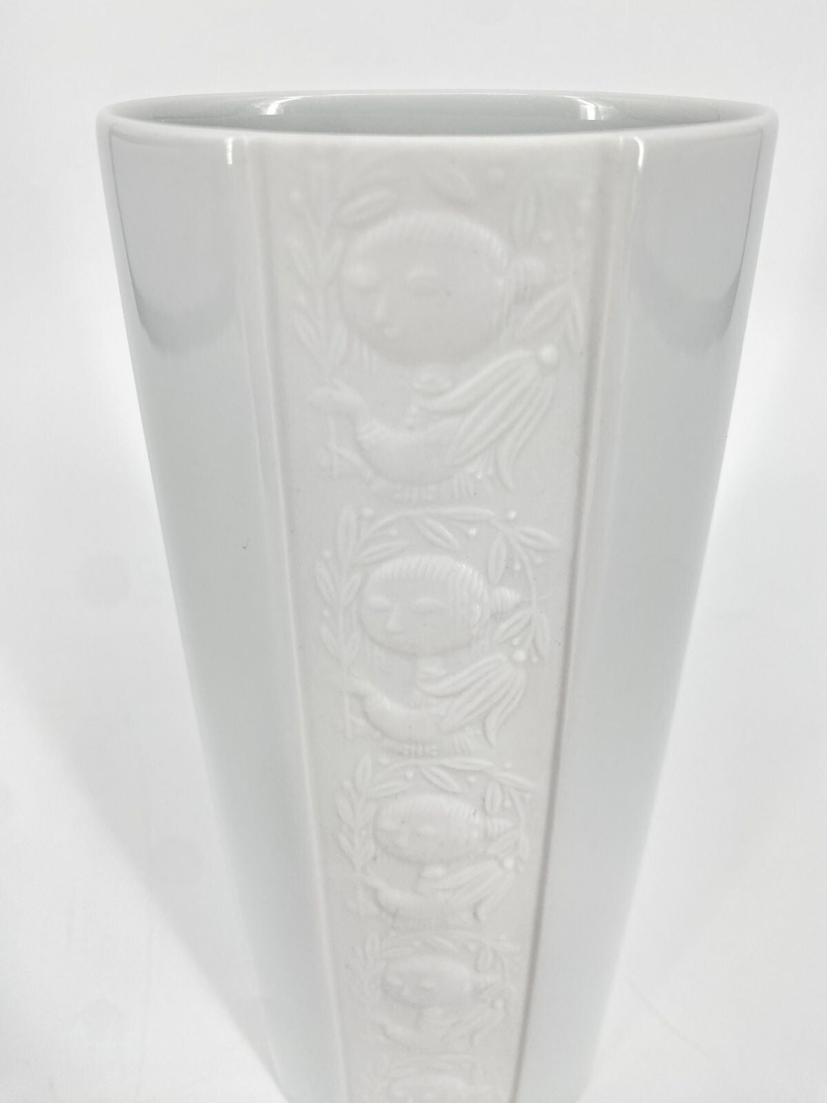 * VASE ROSENTHAL BJÖRN WIINBLAD VINTAGE RELIEFVASE GESICHTER