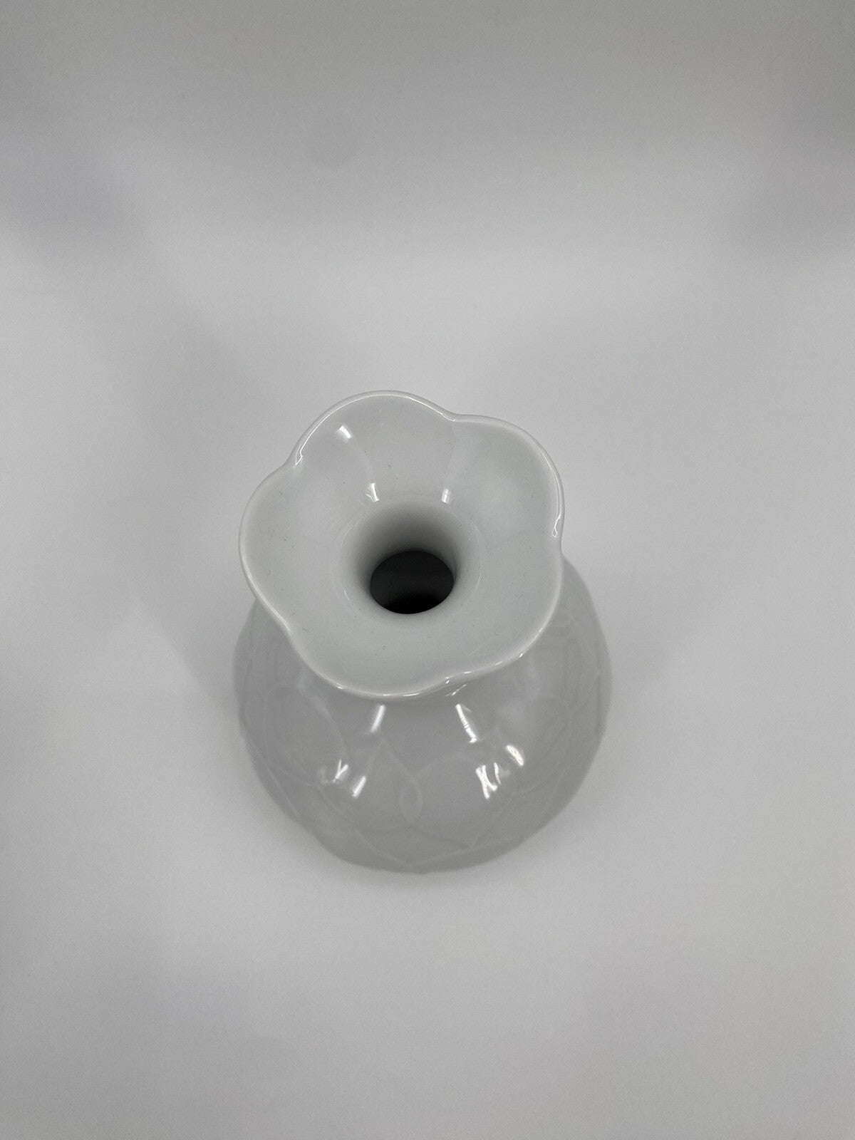 * MEISSENER PORZELLAN VASE LOTUS MEISSEN RELIEF 1. WAHL LUDWIG ZEPNER
