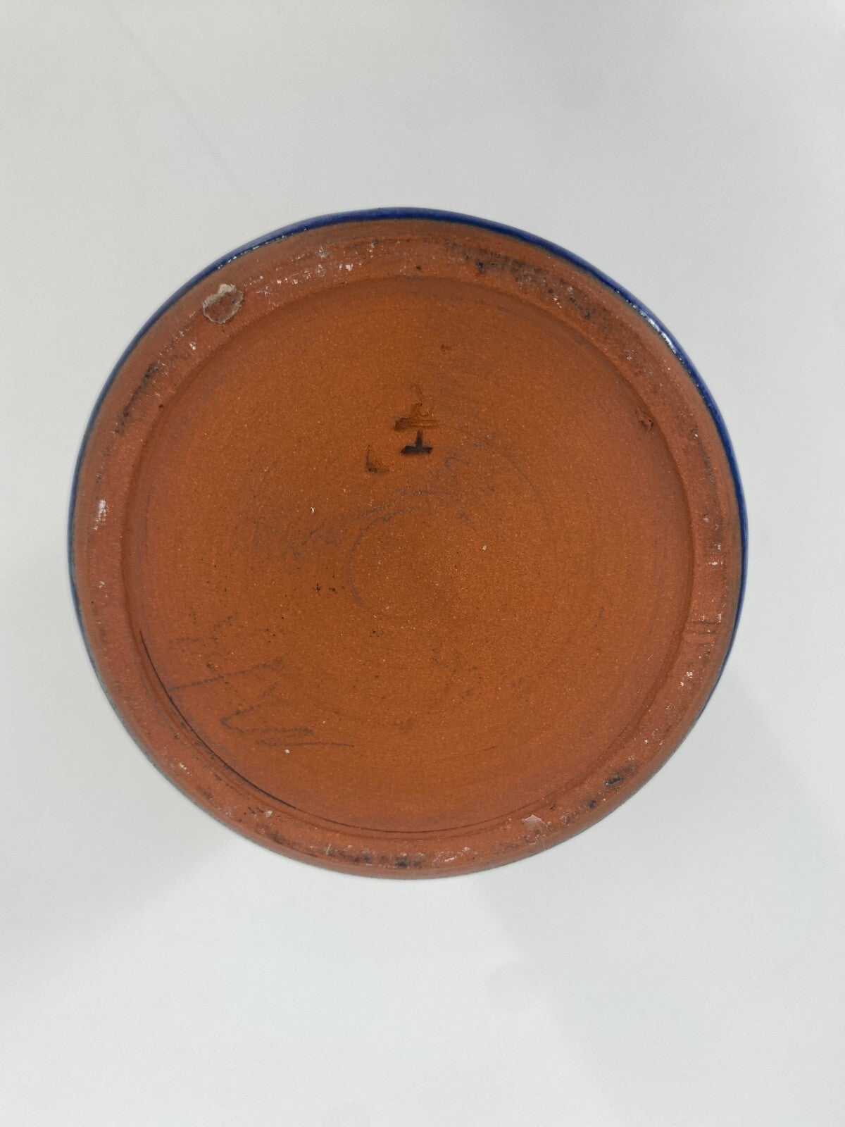 * KLEINE VASE STUDIOKERAMIK TR TÖPFERHOF RÖMHILD BLAU 12,5CM MID CENTURY