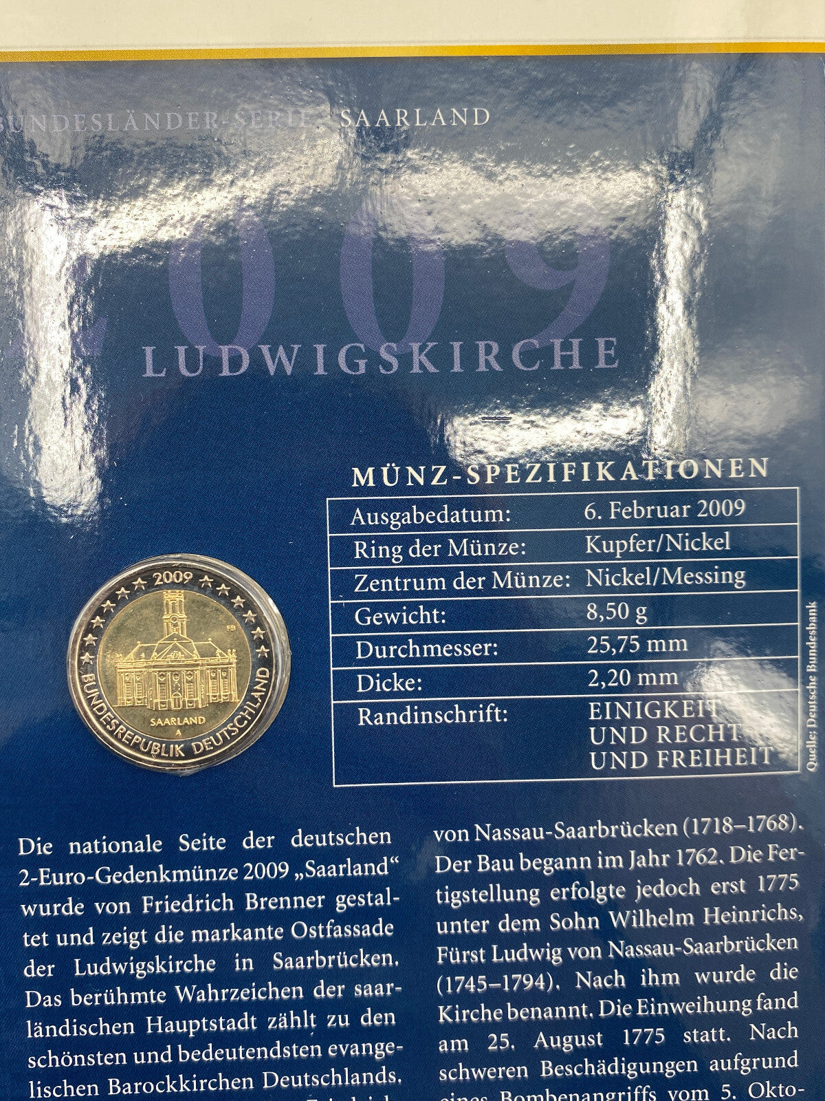 * 2 EURO MÜNZEN GEDENKSET 13 BUNDESLÄNDER MÜNZE BRIEFMARKEN 2006 - 2018
