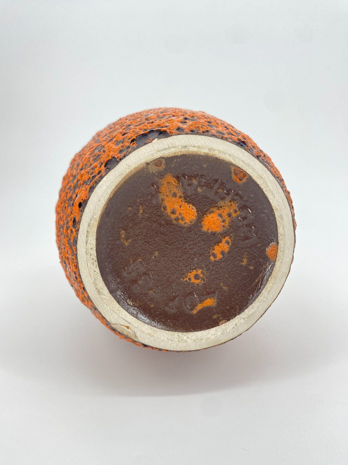 * SCHEURICH STUDIOKERAMIK FAT LAVA VASE 407-35 W.-GERMANY 70ER