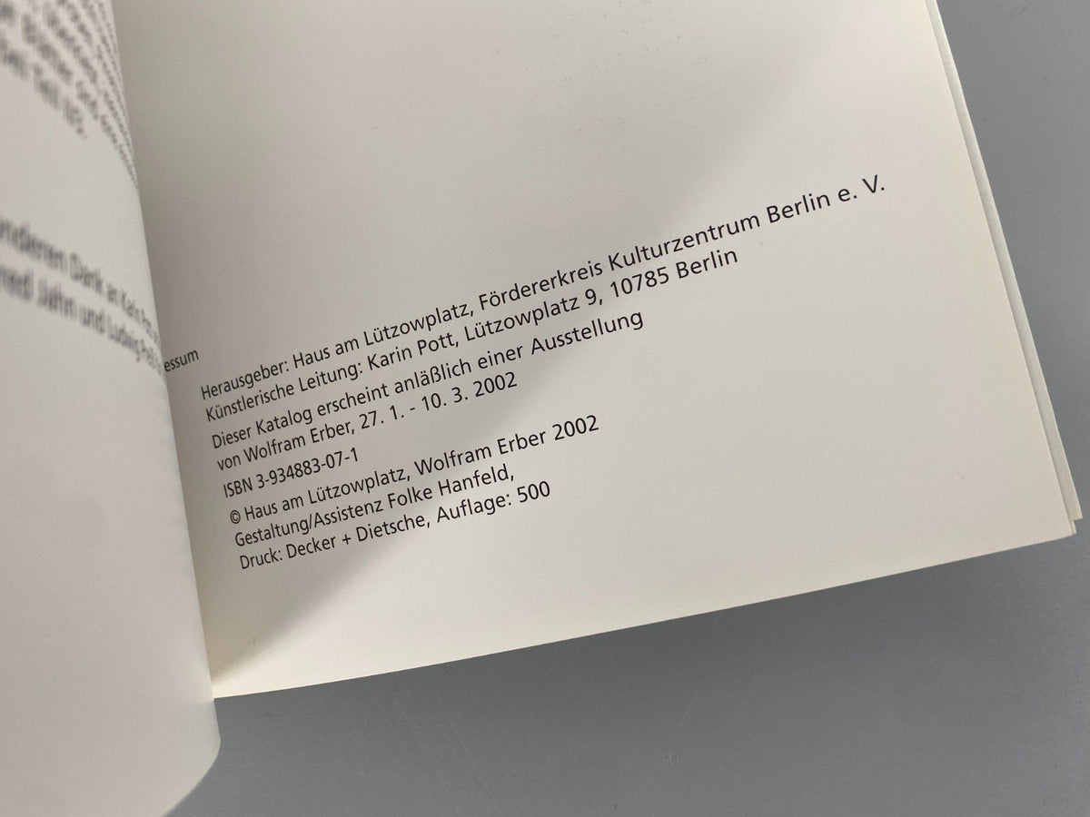 * WOLFRAM ERBER 3x BÜCHER FLYER SIGNIERT AUTOGRAMM ORIG MALLARME