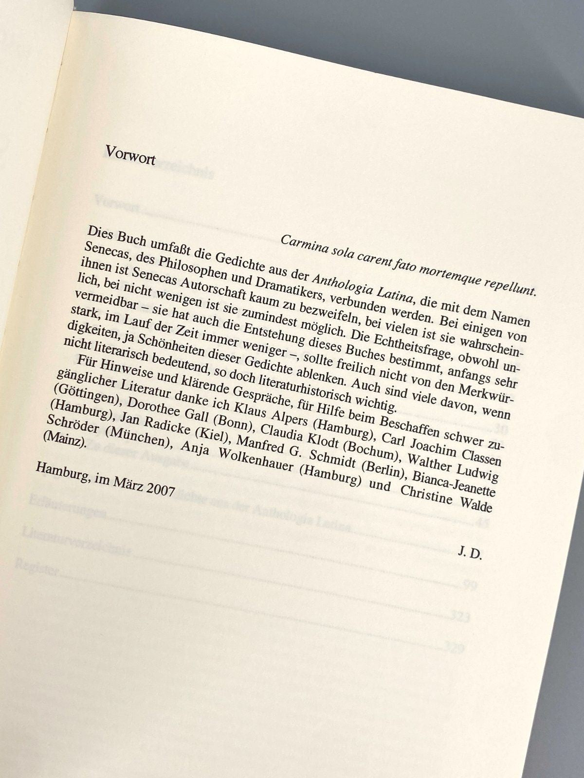 *2x BUCH SENECA OEDIPUS EPIGRAMME UND ANDERE GEDICHTE ANTHOLOGIA