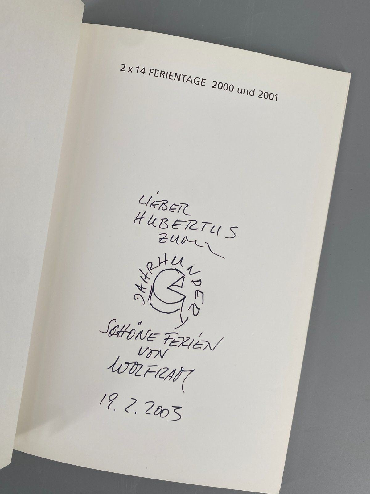 * WOLFRAM ERBER 3x BÜCHER FLYER SIGNIERT AUTOGRAMM ORIG MALLARME