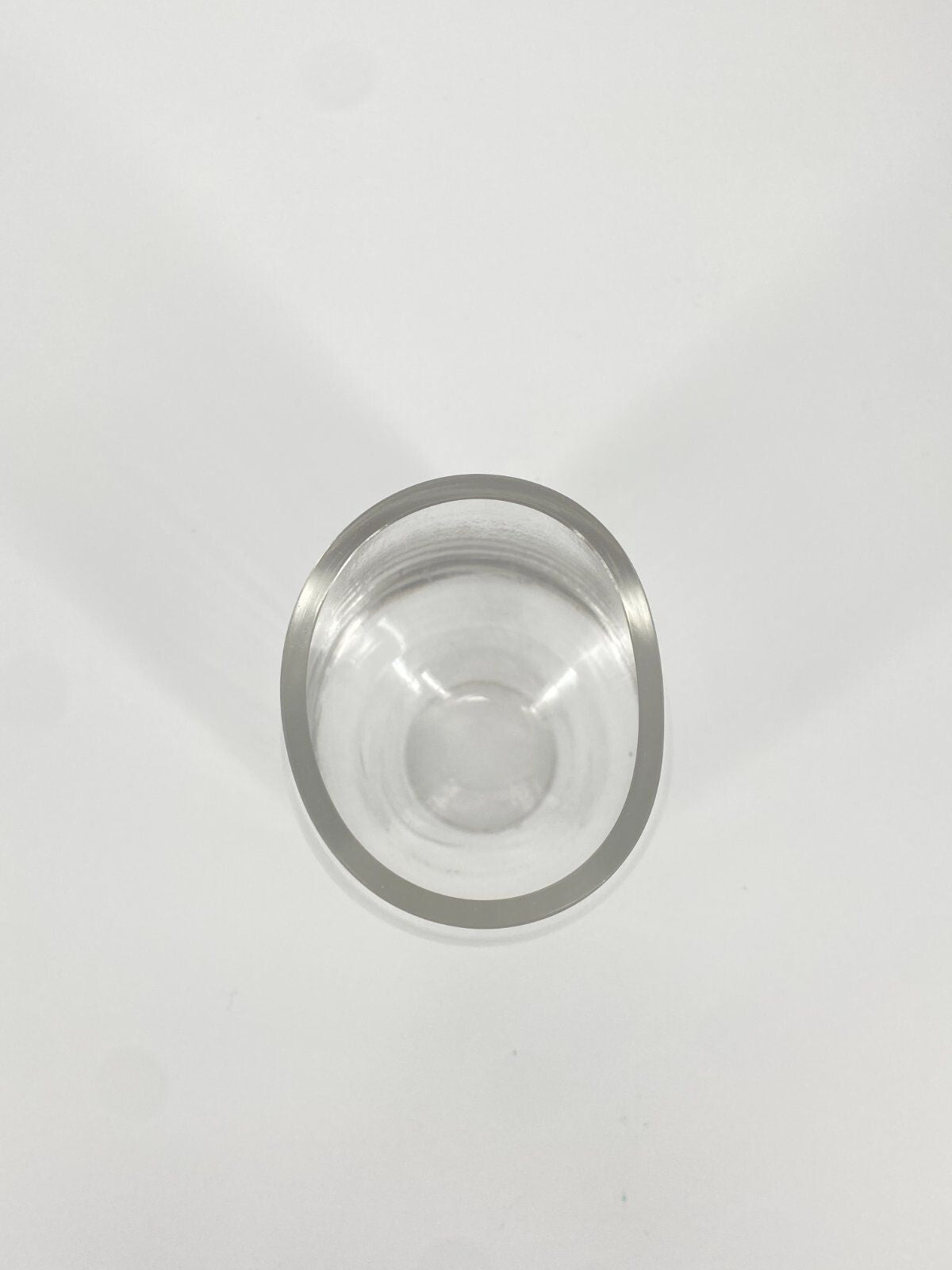 * VASE GLAS EISGLAS SCHWEDEN OVAL 60ER 70ER DESIGN MID CENTURY