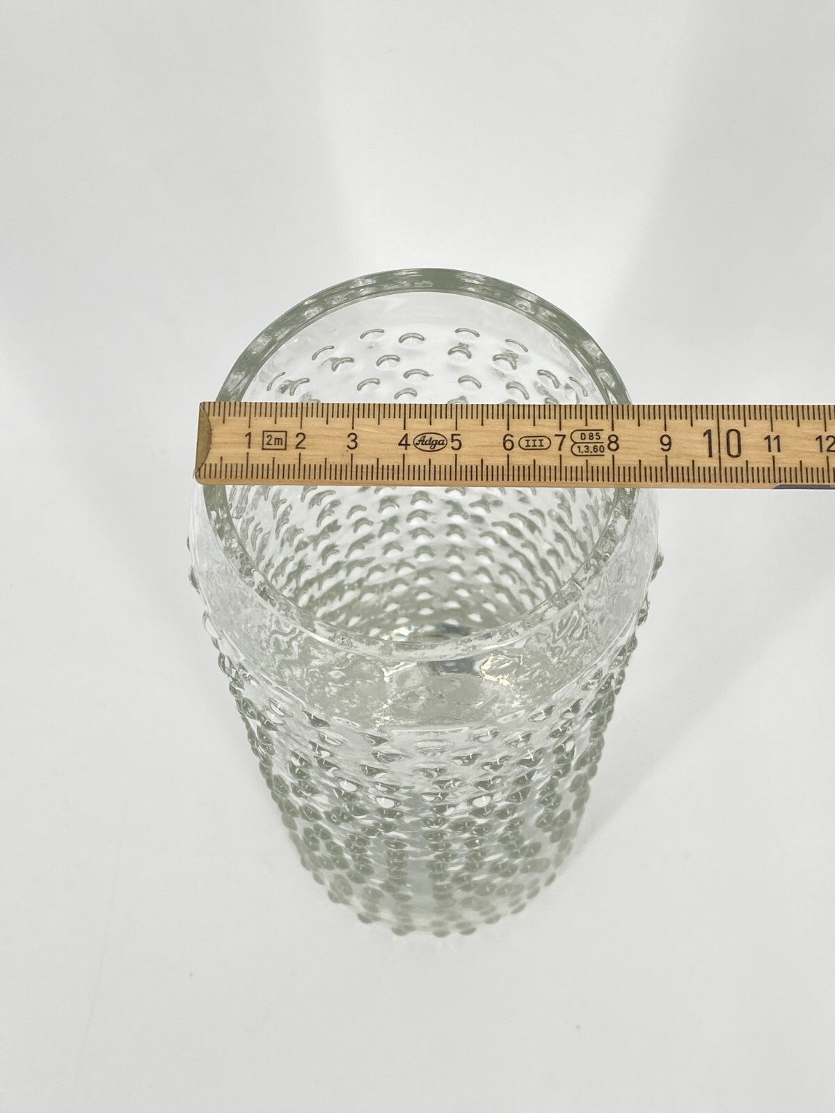* ROSENTHAL GLASVASE VASE NOPPEN BUBBLE STEMPEL VINTAGE MIDCENTURY MARKE
