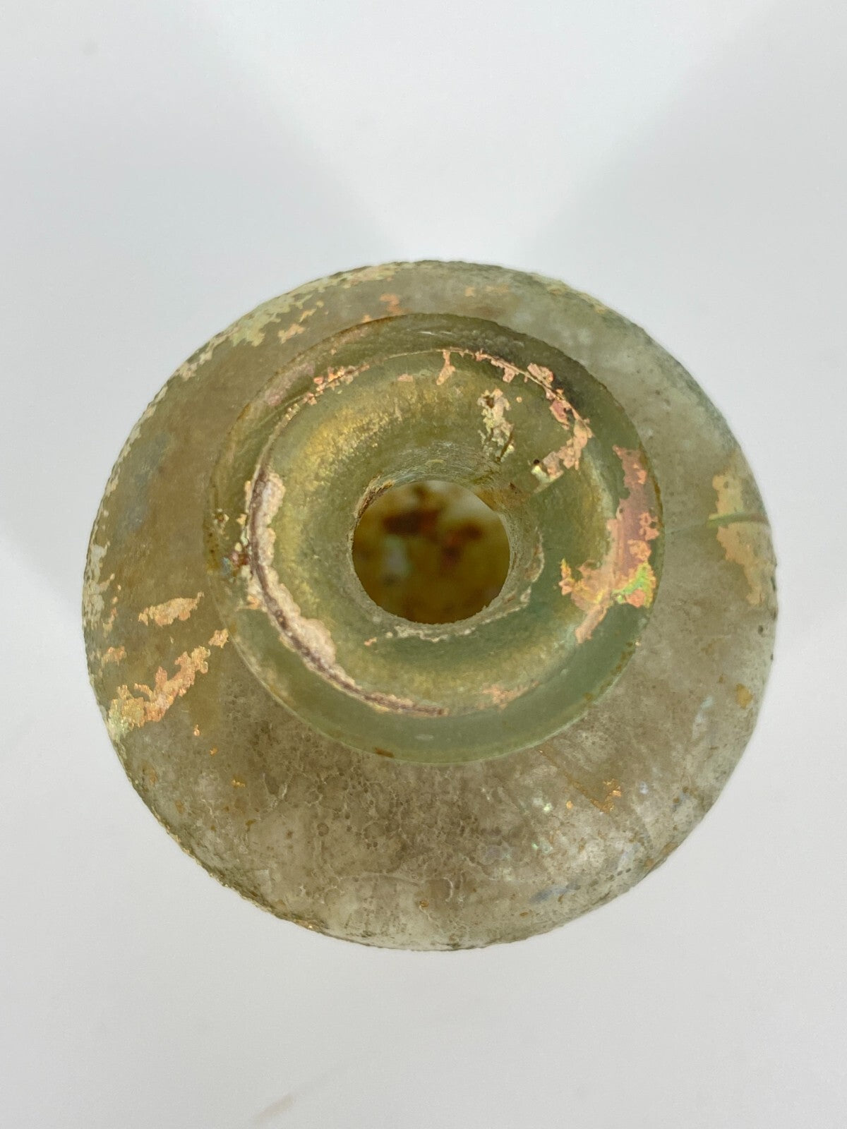 * RÖMISCHE GLASFLASCHE VASE ANTIKE HISTORISCH ROM GLAS ÖL PARFUM