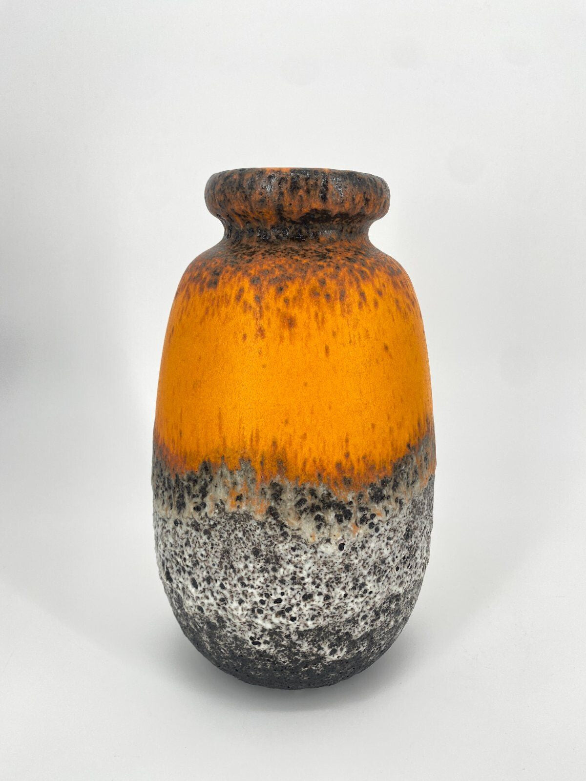 * SCHEURICH STUDIOKERAMIK FAT LAVA KRUG VASE WEST GERMANY 70ER
