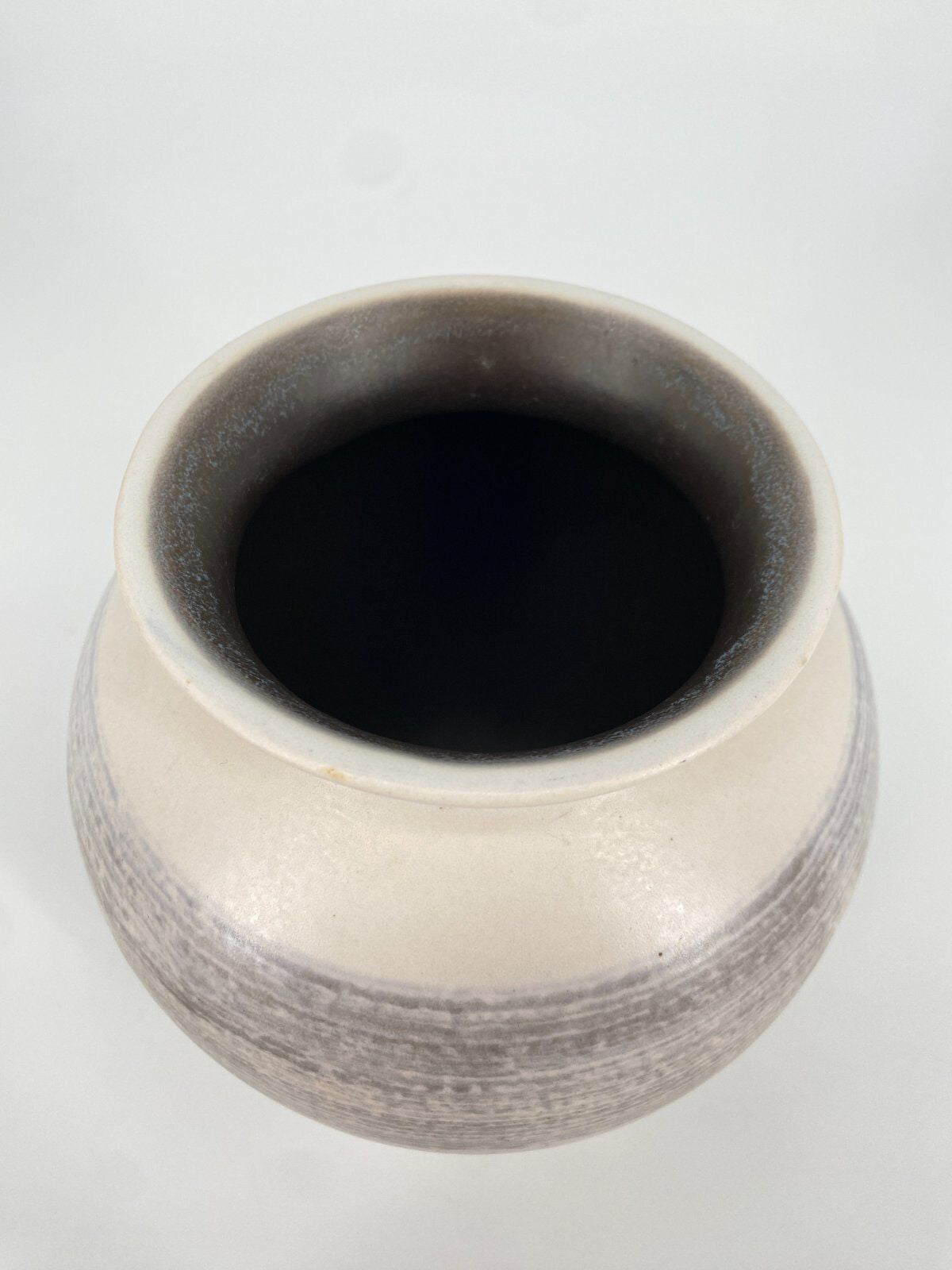 * VASE KERAMIK VEB HALDENSLEBEN 2984A GRAU STUDIOKERAMIK VINTAGE TON RETRO